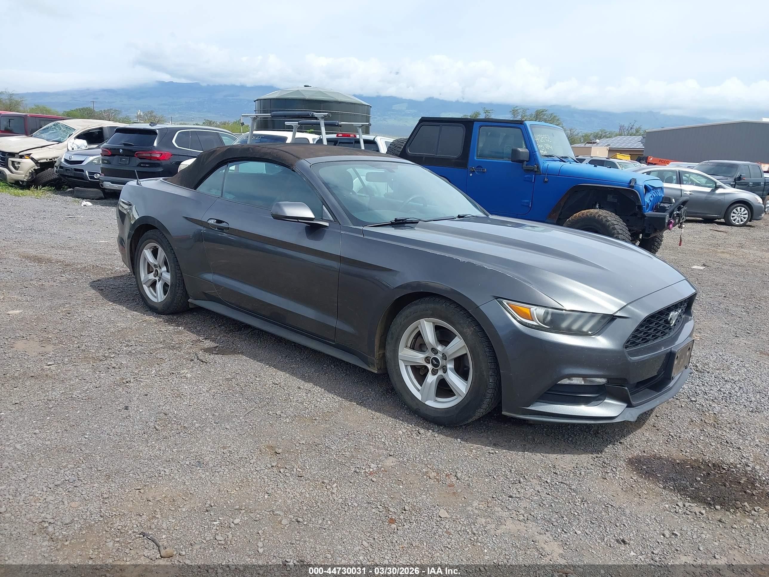 2015 Ford Mustang V6, VIN 1FATP8EM6F5409415 — Fresh water flood