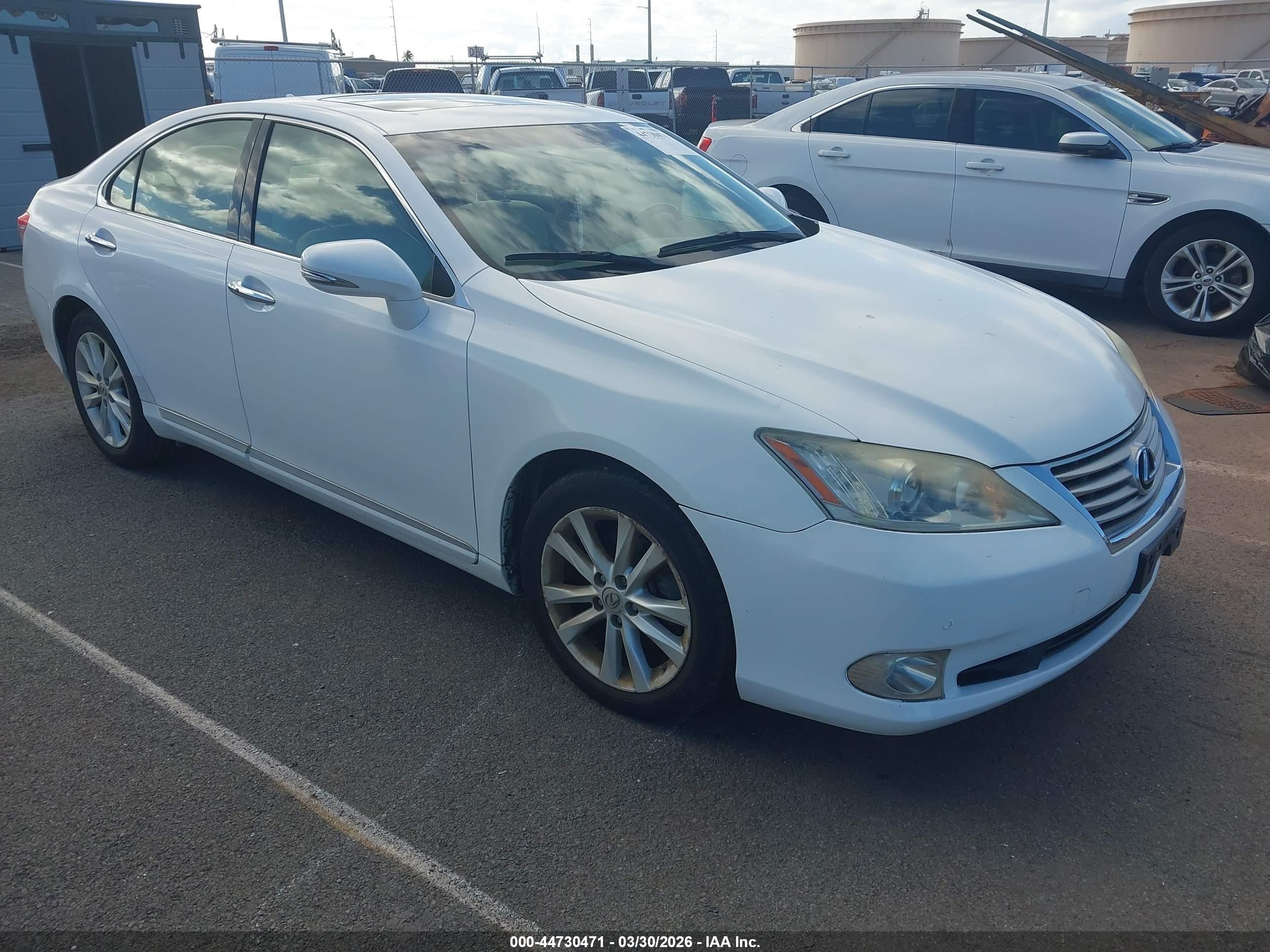 2012 Lexus ES 330, VIN JTHBK1EG3C2475132 — Water / flood