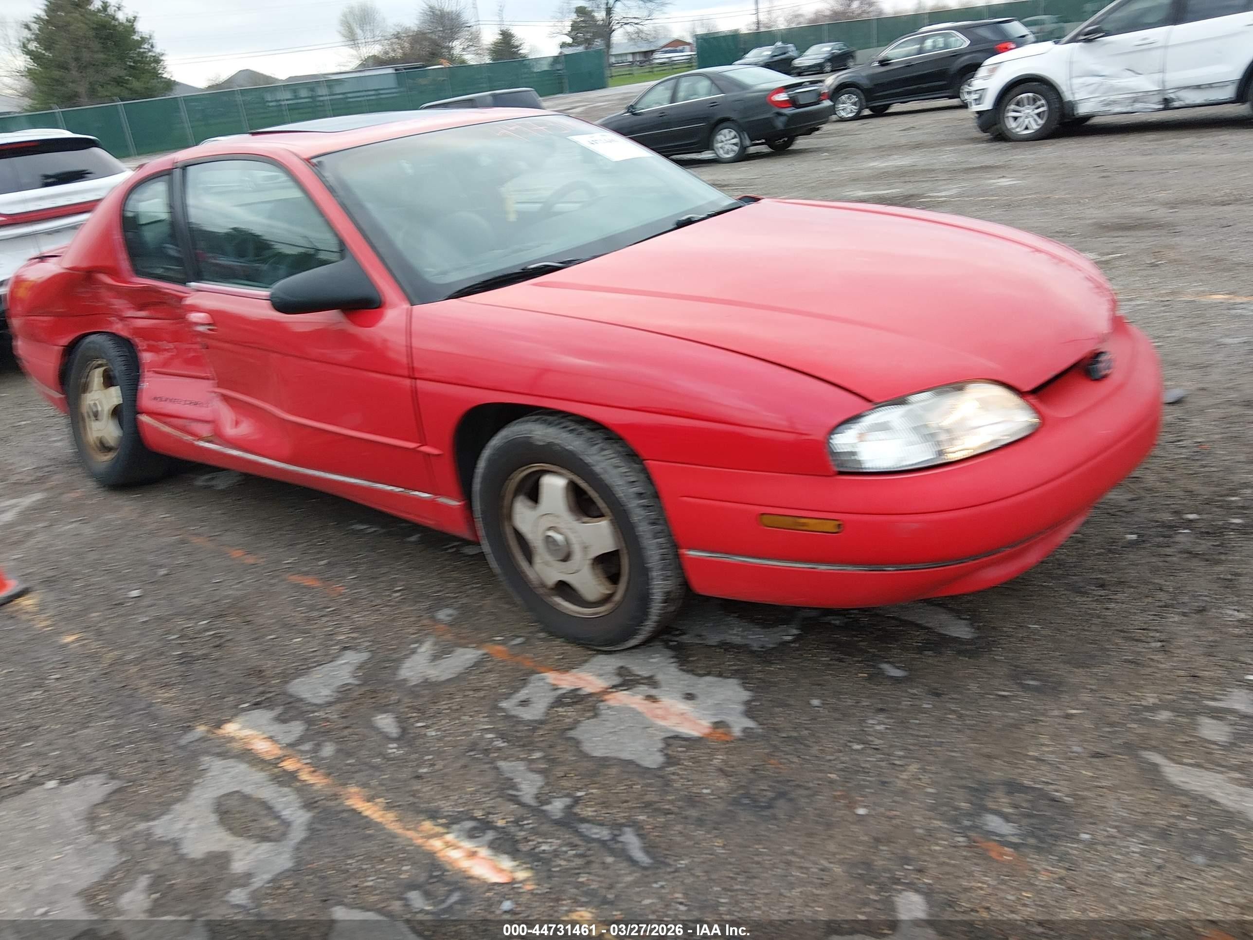 1998 Chevrolet Monte Carlo Z34, VIN 2G1WX12K1W9111240 — Side