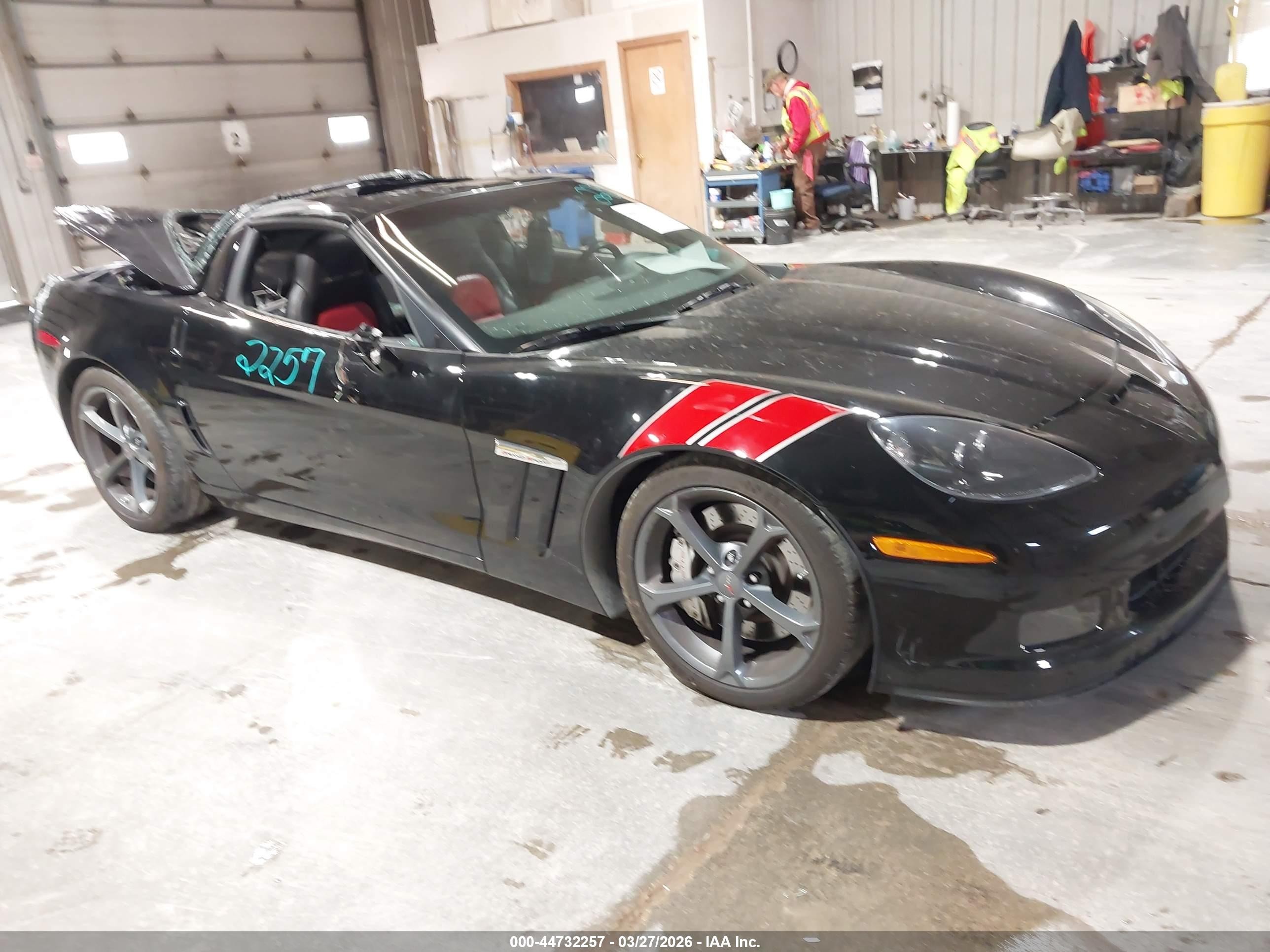 2010 Chevrolet Corvette Z16 Grand Sport 3LT, VIN 1G1YS2DW1A5103951 — Rear end
