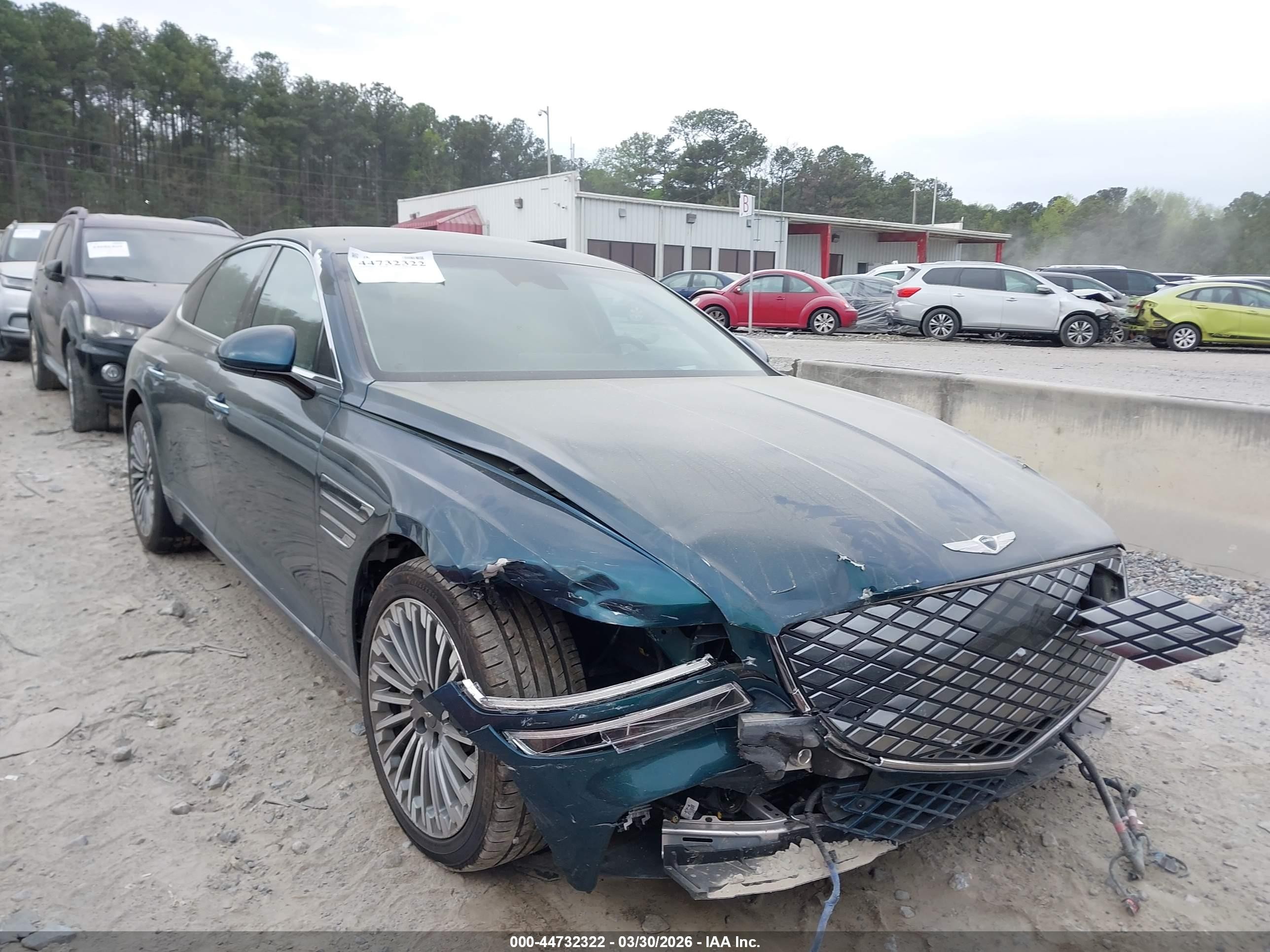 2023 Genesis G80, VIN KMTGE4S18PU007389 — Front end