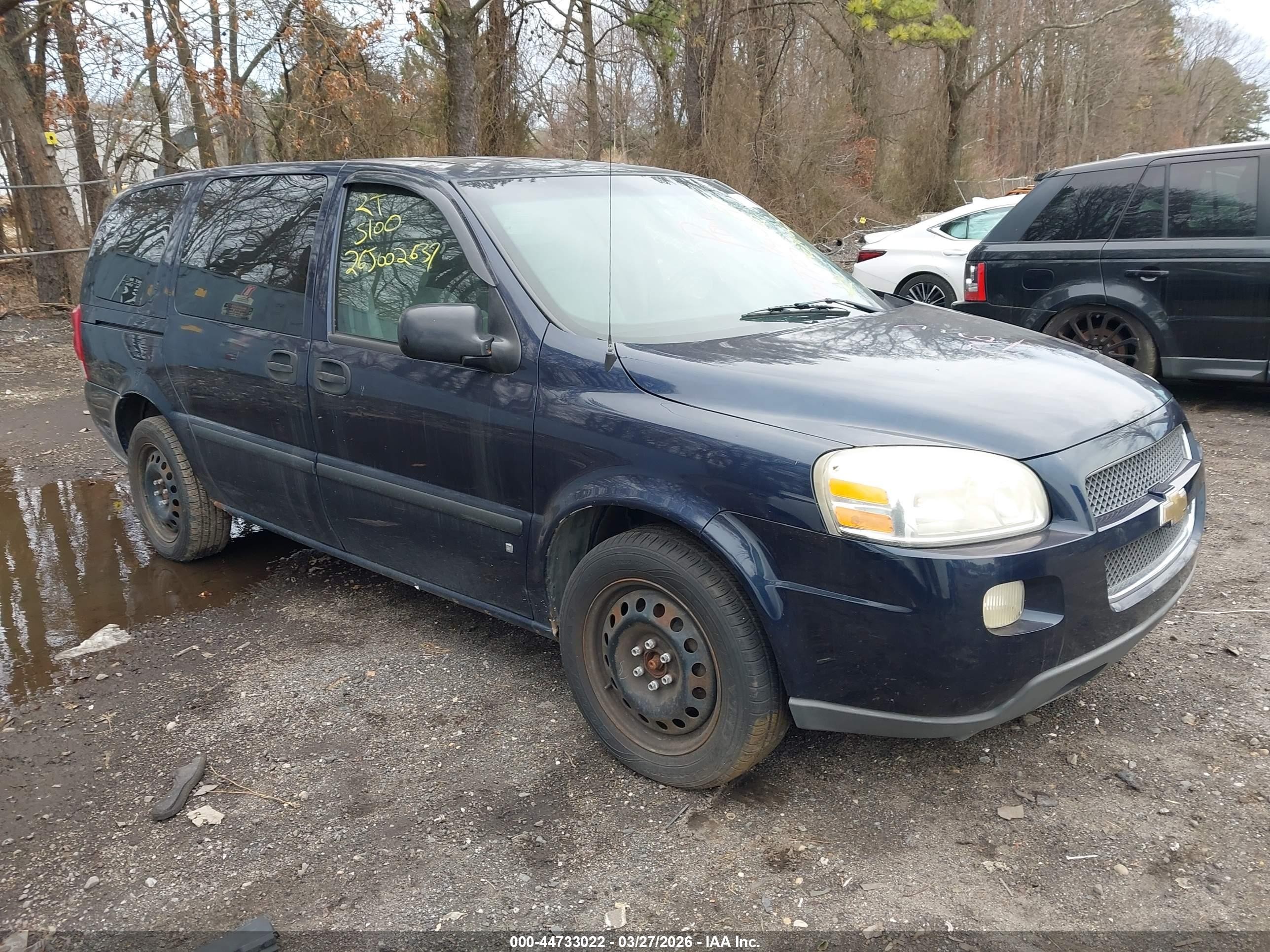 2007 Chevrolet Uplander LS Fleet, VIN 1GNDV23W37D167557 — Not stated