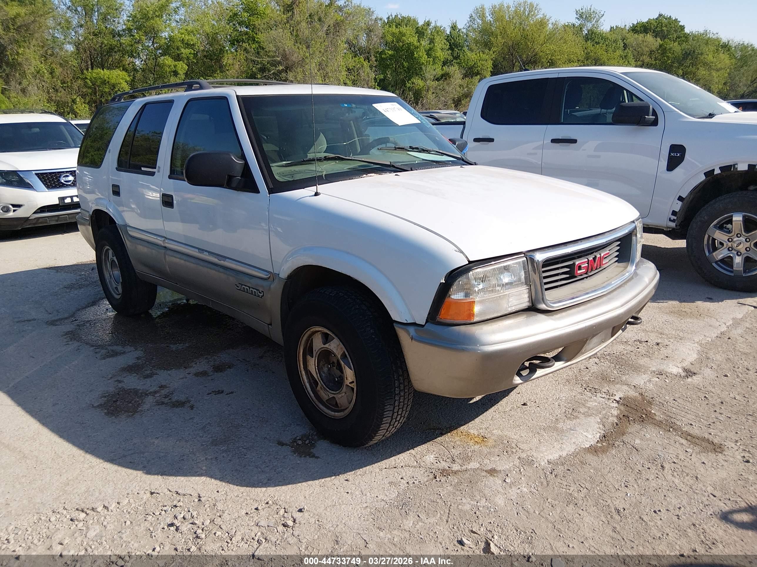 2001 GMC Jimmy SLE, VIN 1GKDT13W412220573 — По всему кузову