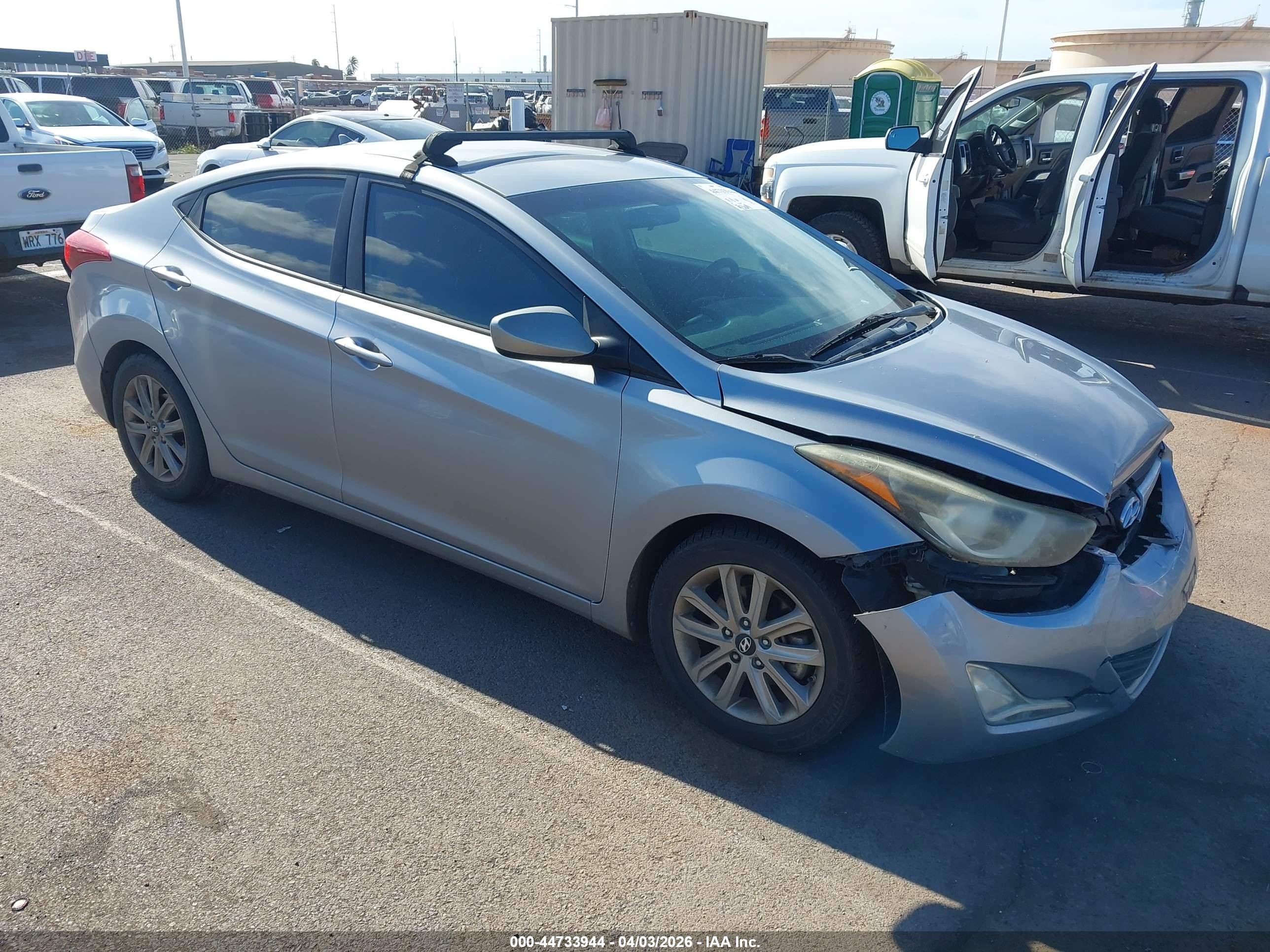 2015 Hyundai Elantra SE, VIN 5NPDH4AE1FH640192 — Front end
