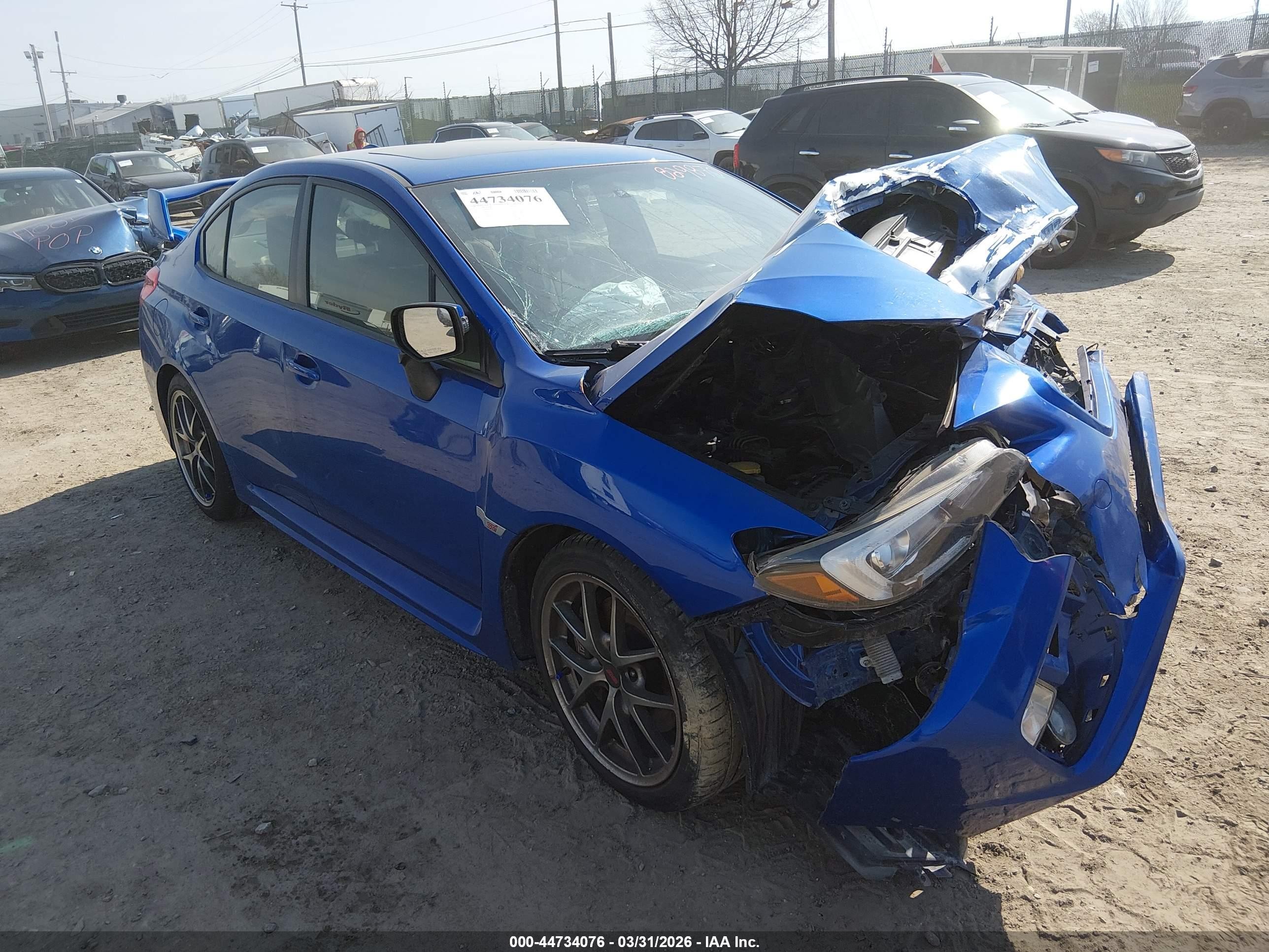 2015 Subaru WRX STI Limited, VIN JF1VA2U60F9829870 — Front end