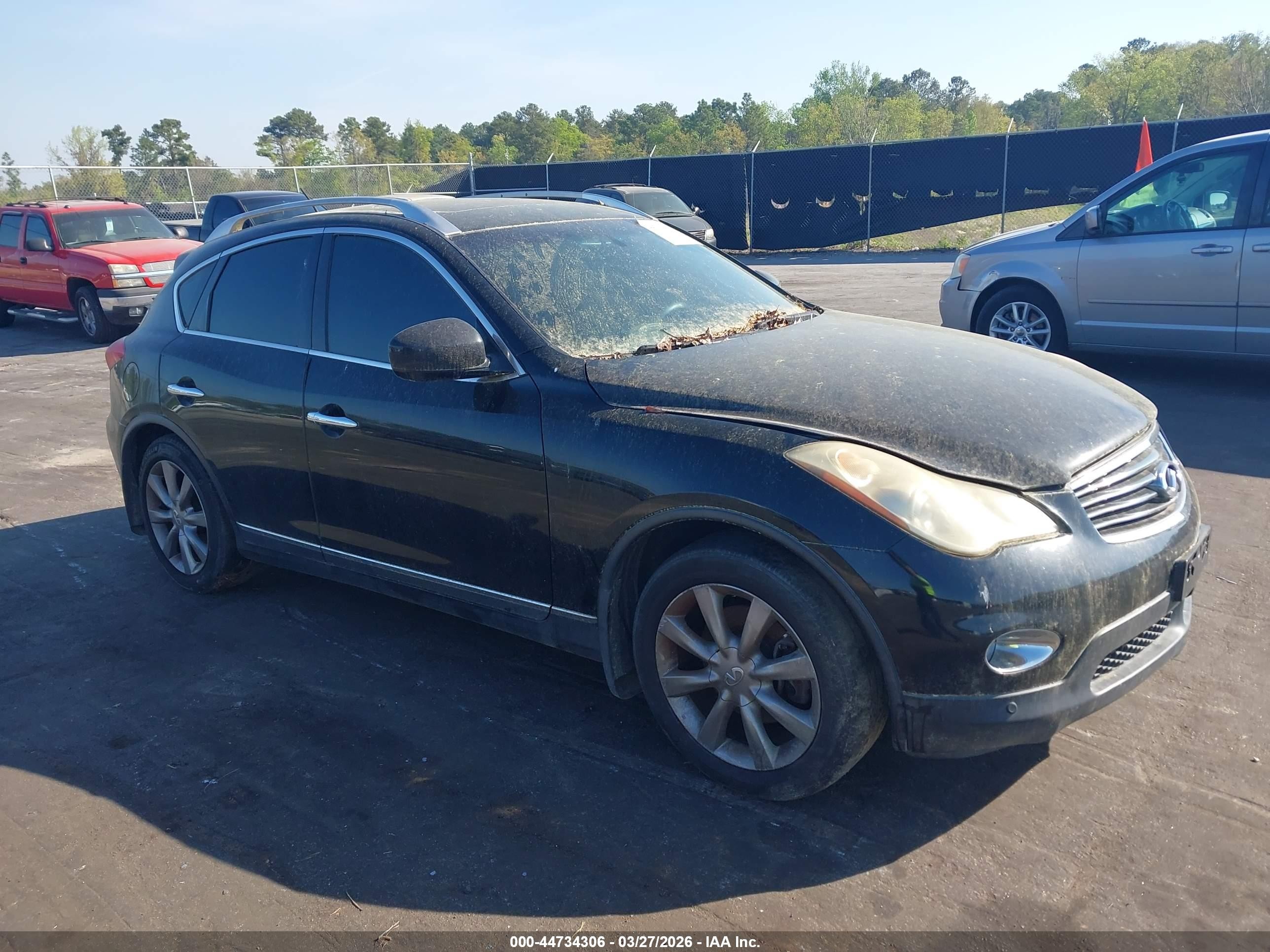 2011 Infiniti EX Journey, VIN JN1AJ0HR6BM852372 — Stripped