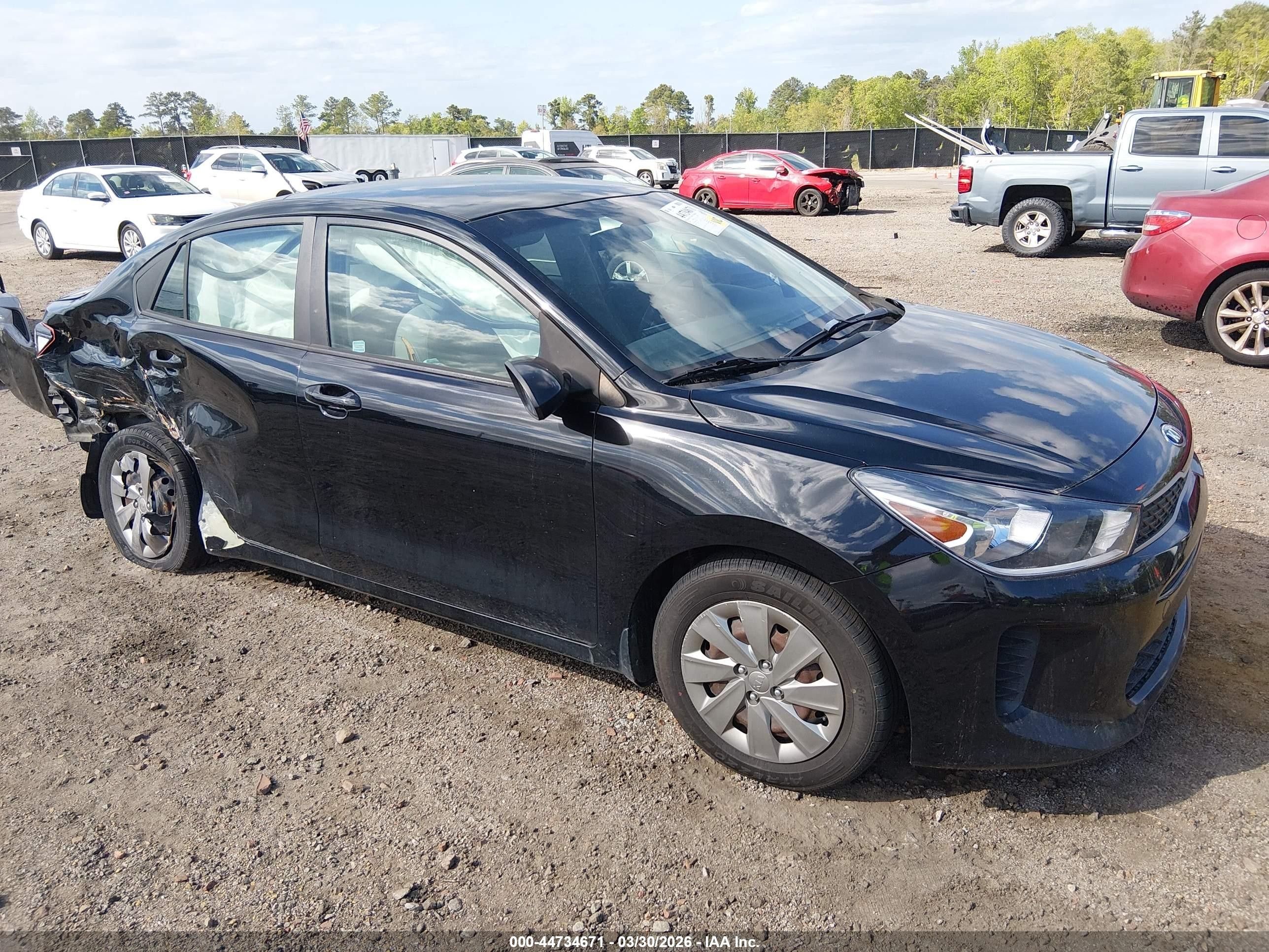 2020 Kia Rio S, VIN 3KPA24AD4LE319548 — Rear end