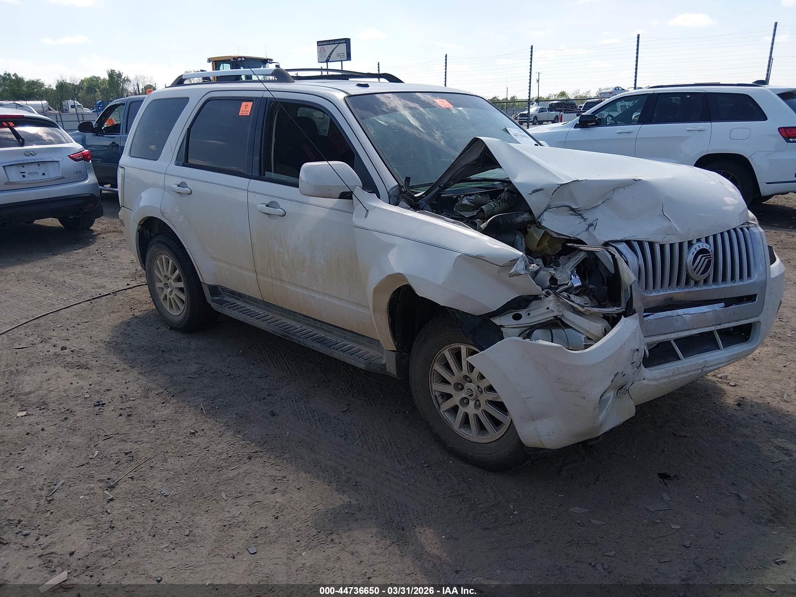 2010 Mercury Mariner Premier, VIN 4M2CN8HG3AKJ16257 — Фото с аукциона 1 of 11