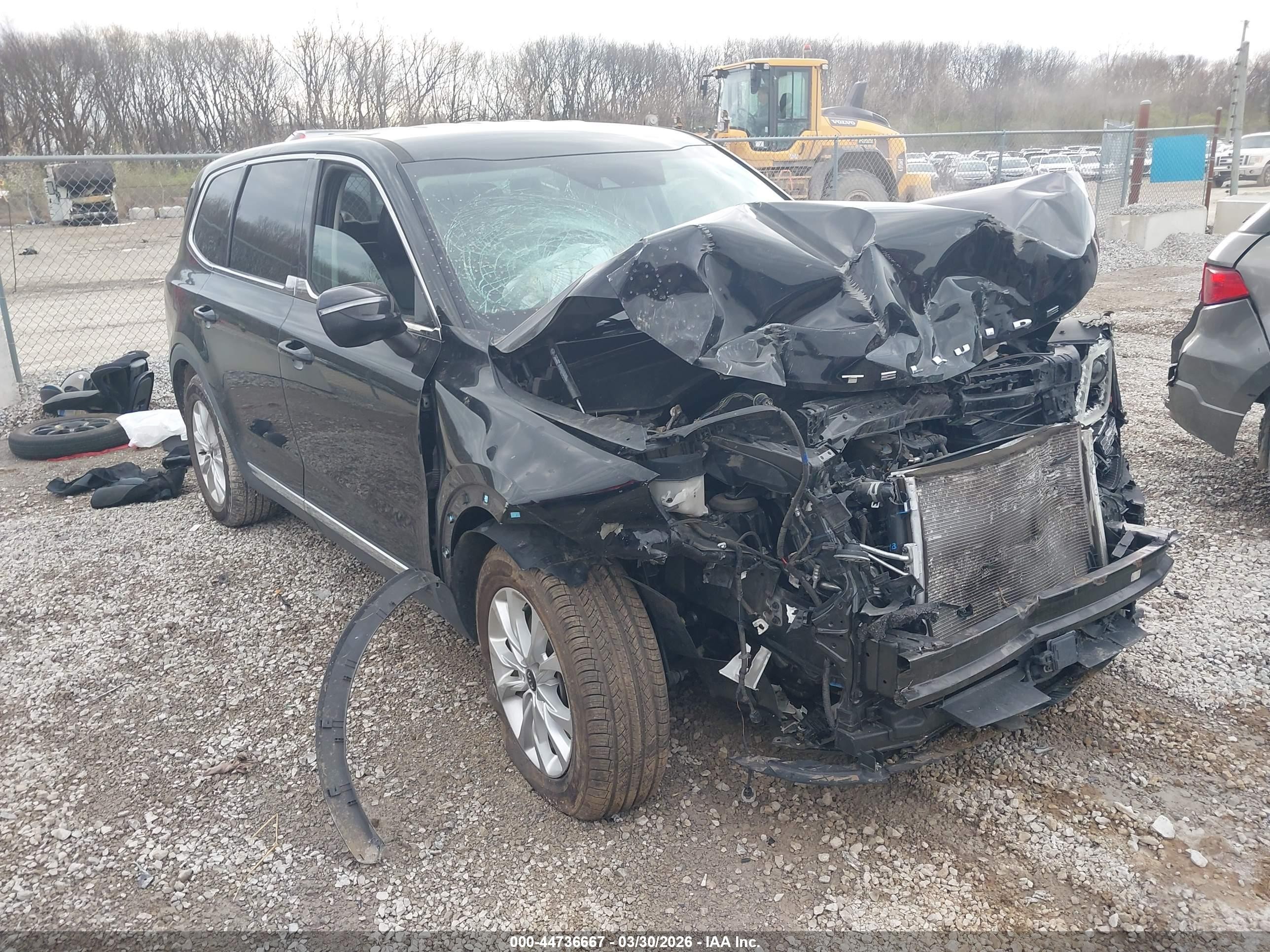 2020 Kia Telluride LX, VIN 5XYP24HCXLG068836 — Front end
