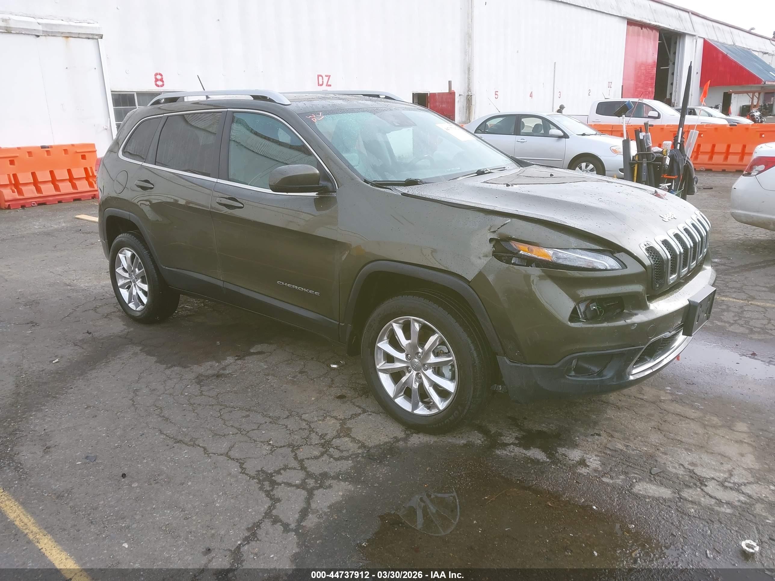 2014 Jeep Cherokee Limited, VIN 1C4PJMDS9EW239579 — Перед