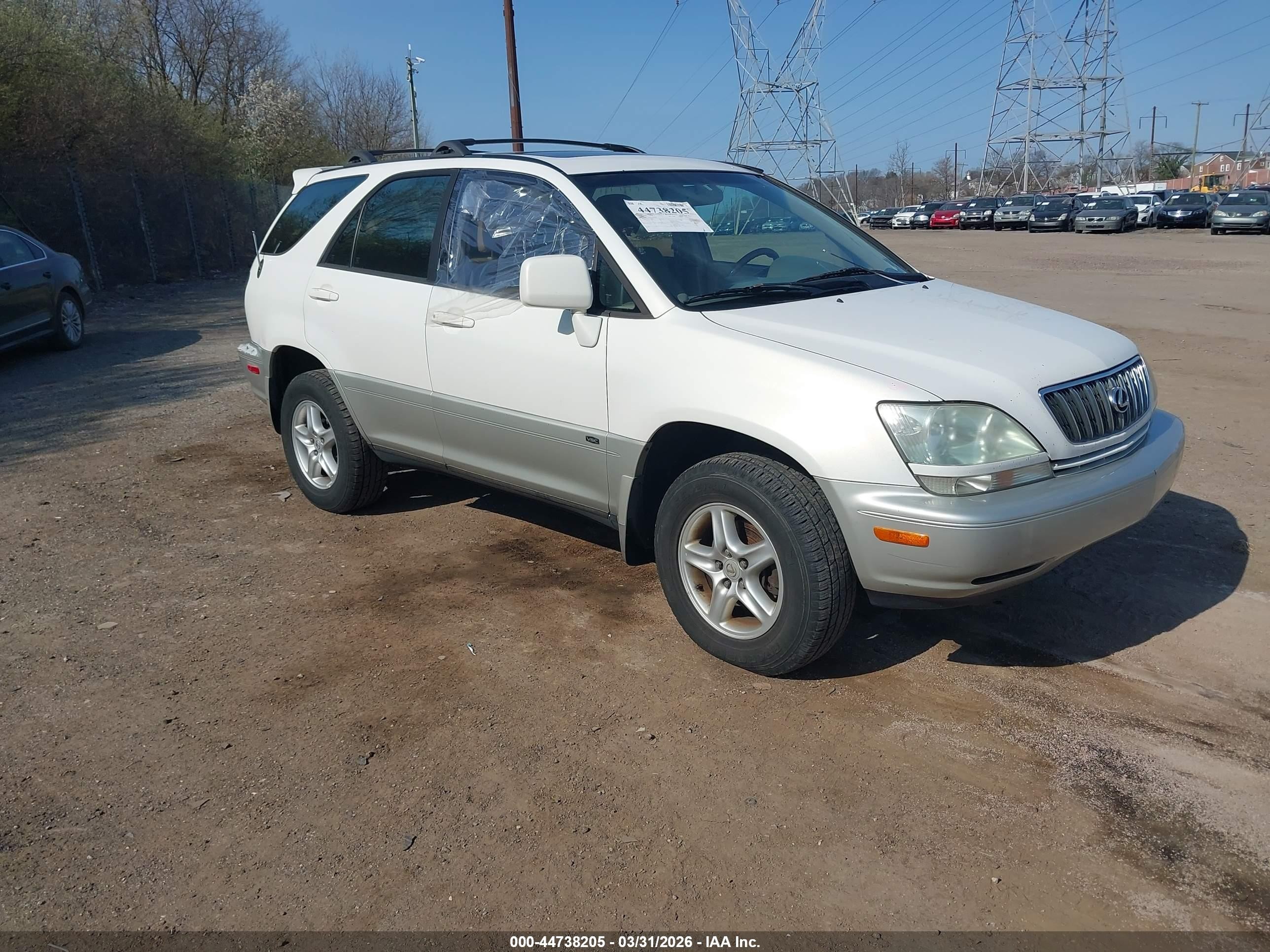 2001 Lexus RX 300, VIN JTJHF10U810228286 — Vandalism
