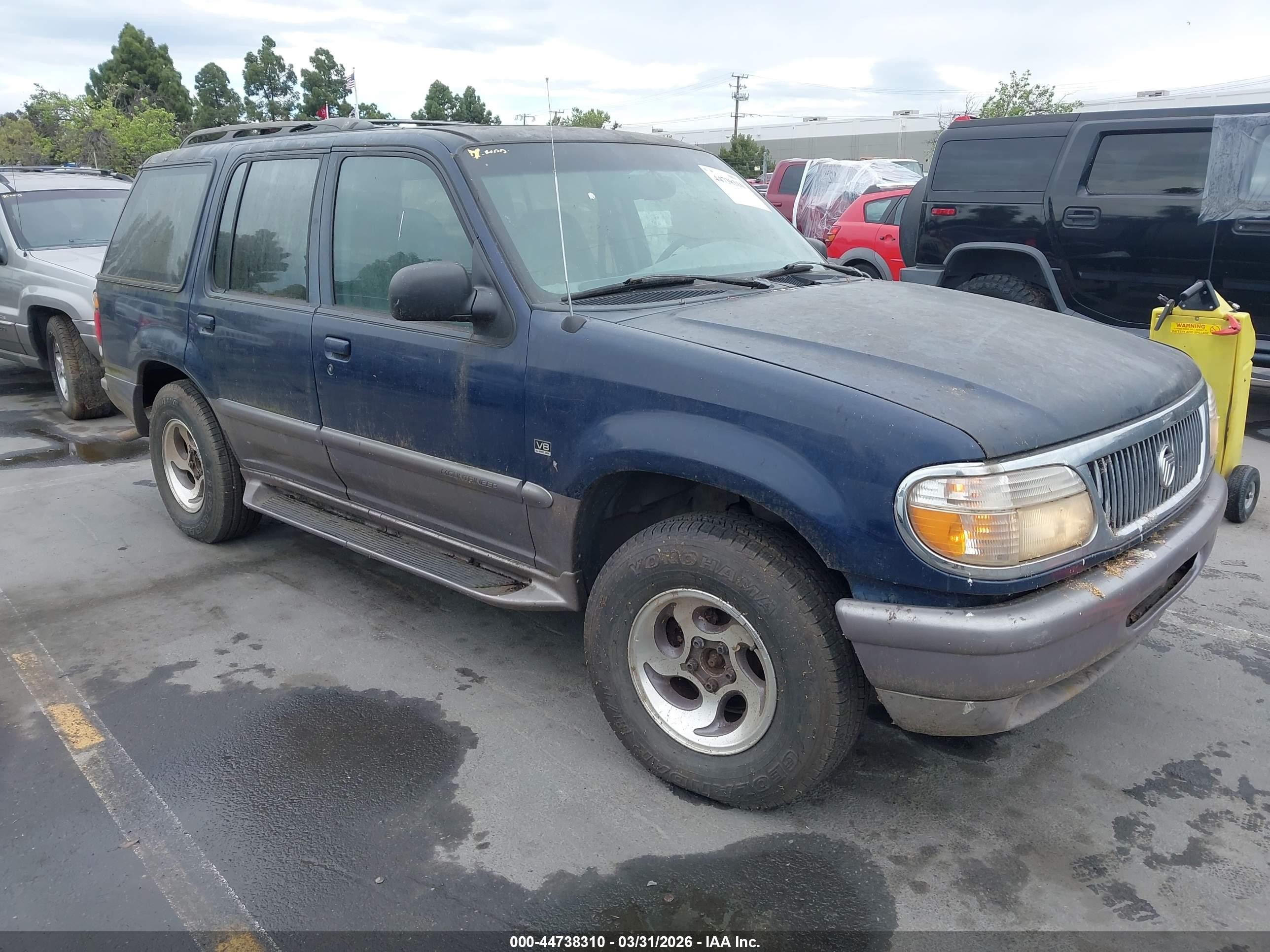 1997 Mercury Mountaineer, VIN 4M2DU55P5VUJ16099 — Зад