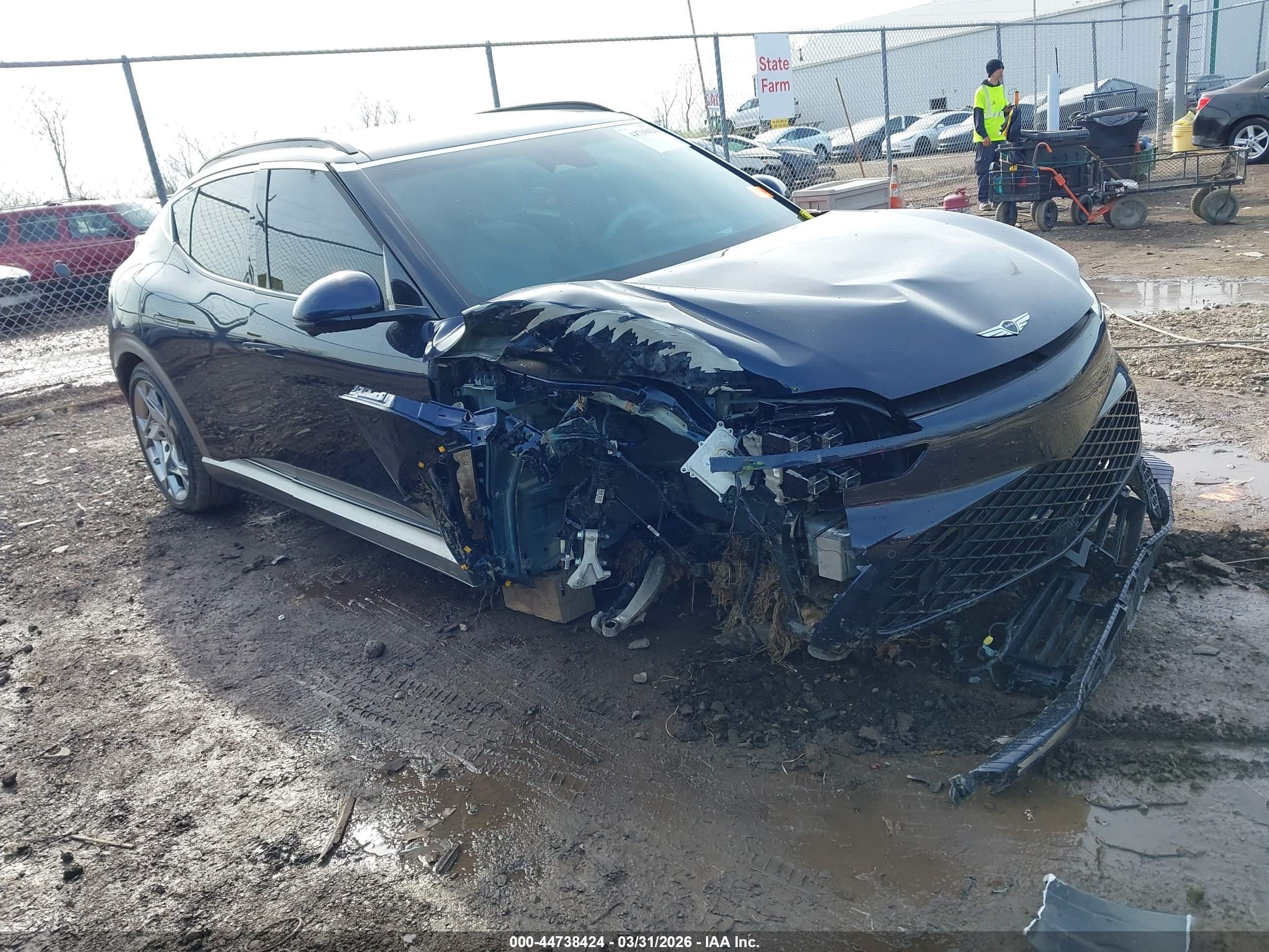 2025 Genesis GV60 Performance, VIN KMUKEDSB7SU028046 — Front end