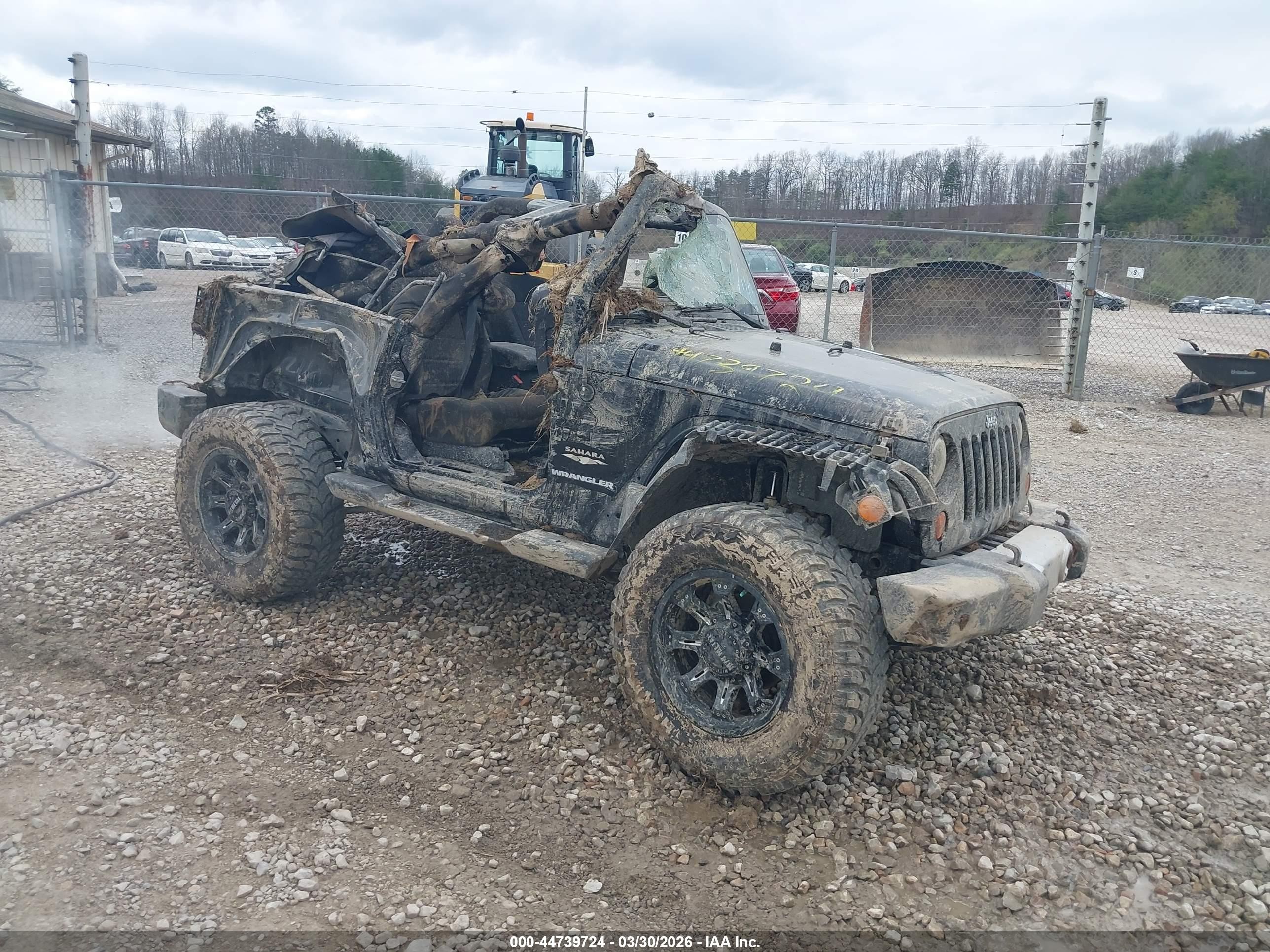 2012 Jeep Wrangler Sahara, VIN 1C4AJWBG4CL216581 — Rollover