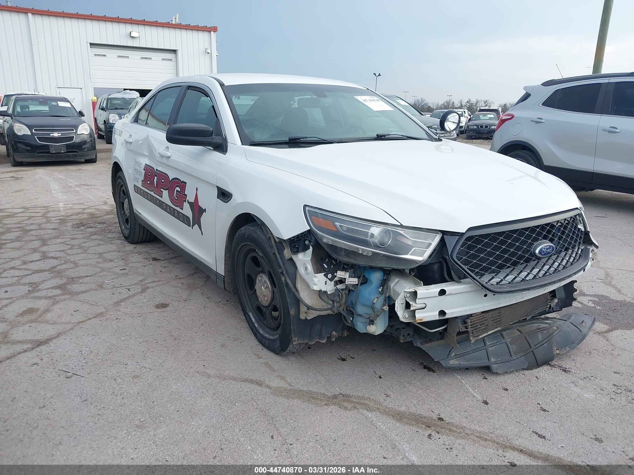 2018 Ford Police Interceptor, VIN 1FAHP2L85JG141382 — Front end