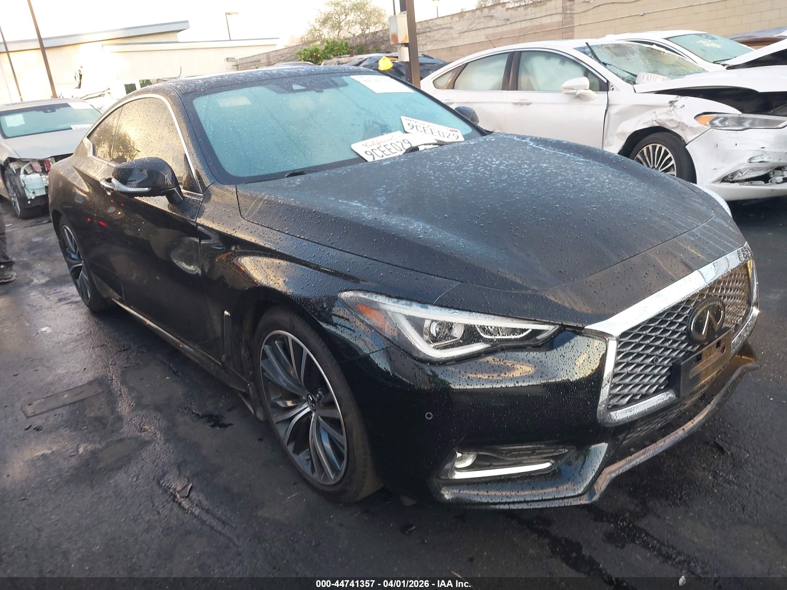 2021 Infiniti Q60 Luxe, VIN JN1EV7KK1MM410807 — Fresh water flood
