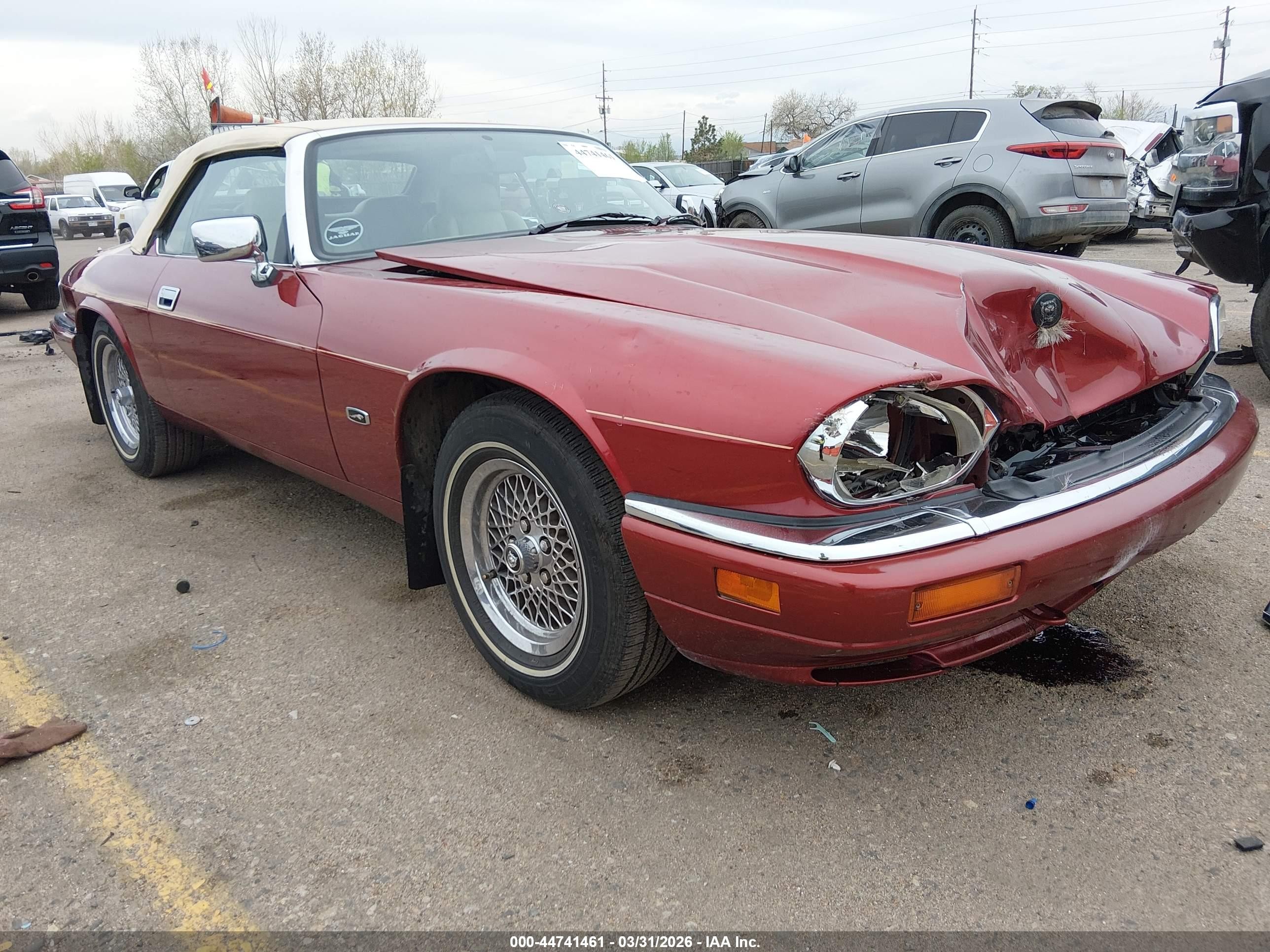1994 Jaguar XJS, VIN SAJNX2745RC191109 — Перед