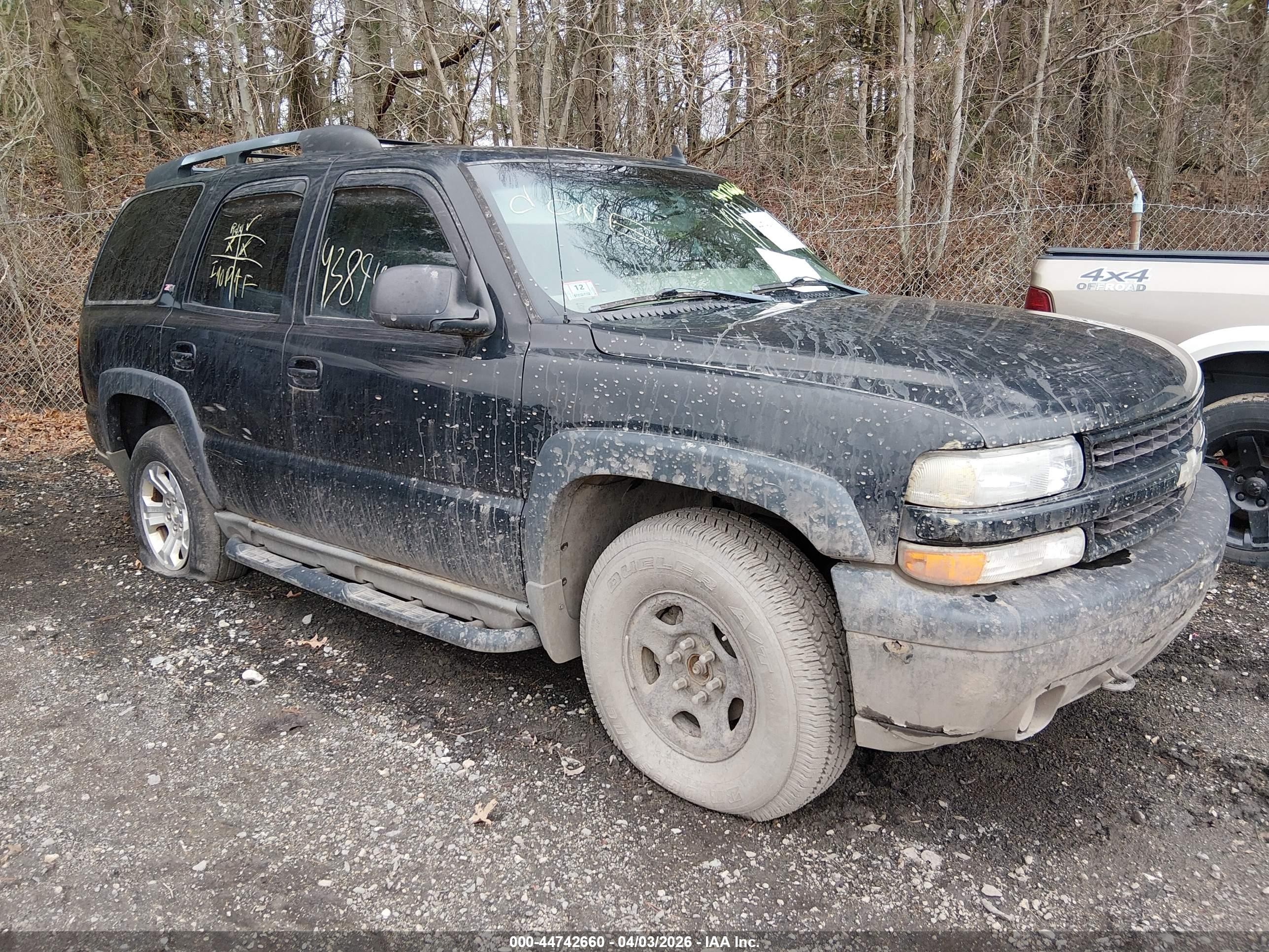 2006 Chevrolet Tahoe Z71, VIN 1GNEK13Z46R134621 — Повреждение рамы