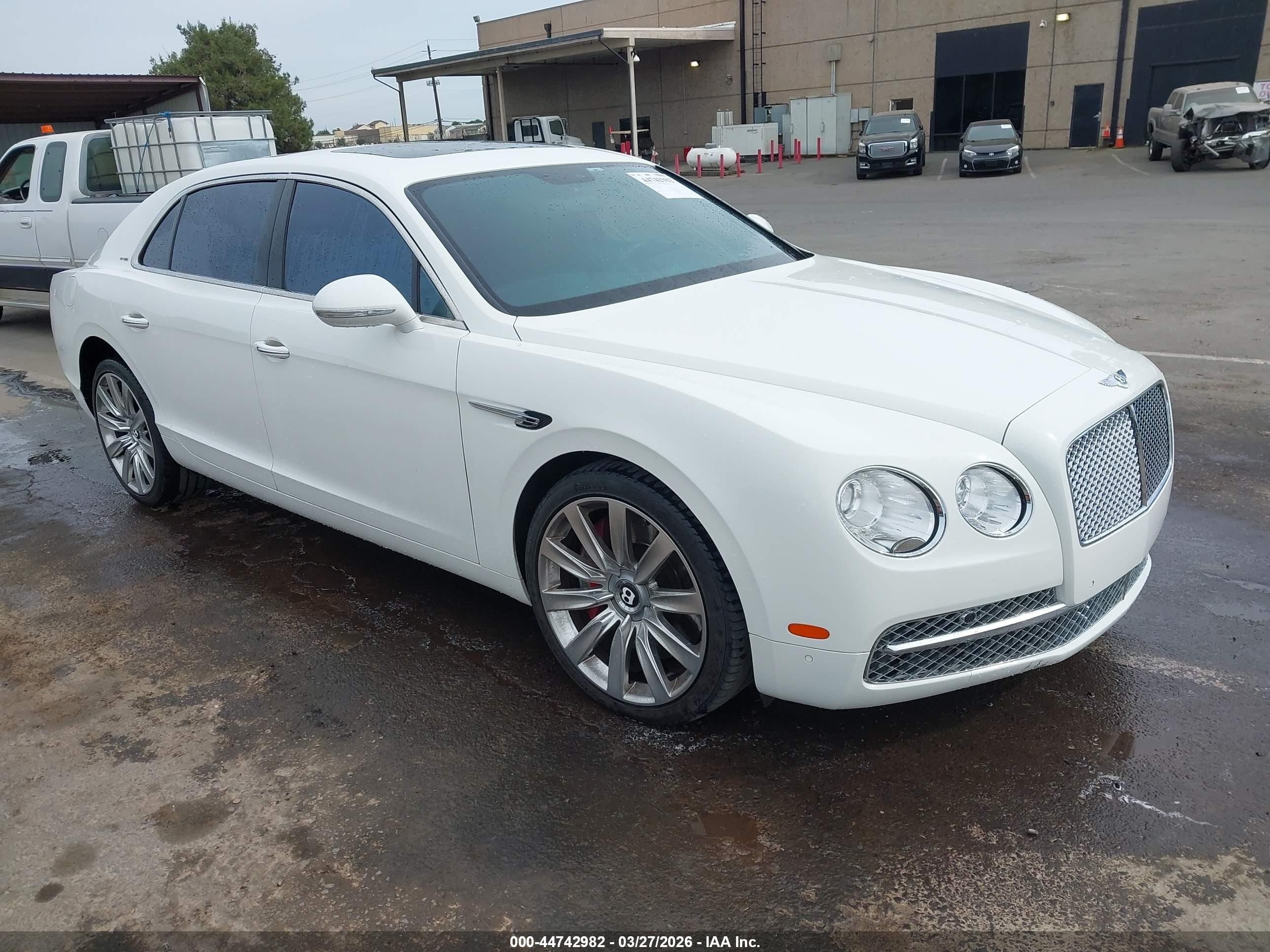 2015 Bentley Flying Spur W12, VIN SCBEC9ZA9FC041217 — Water / flood