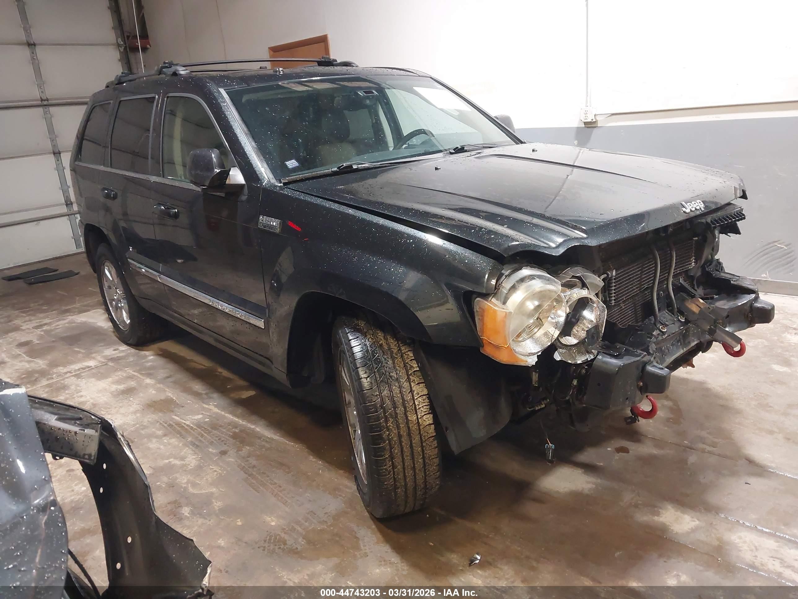 2009 Jeep Grand Cherokee Limited, VIN 1J8HR58T09C539193 — Front end