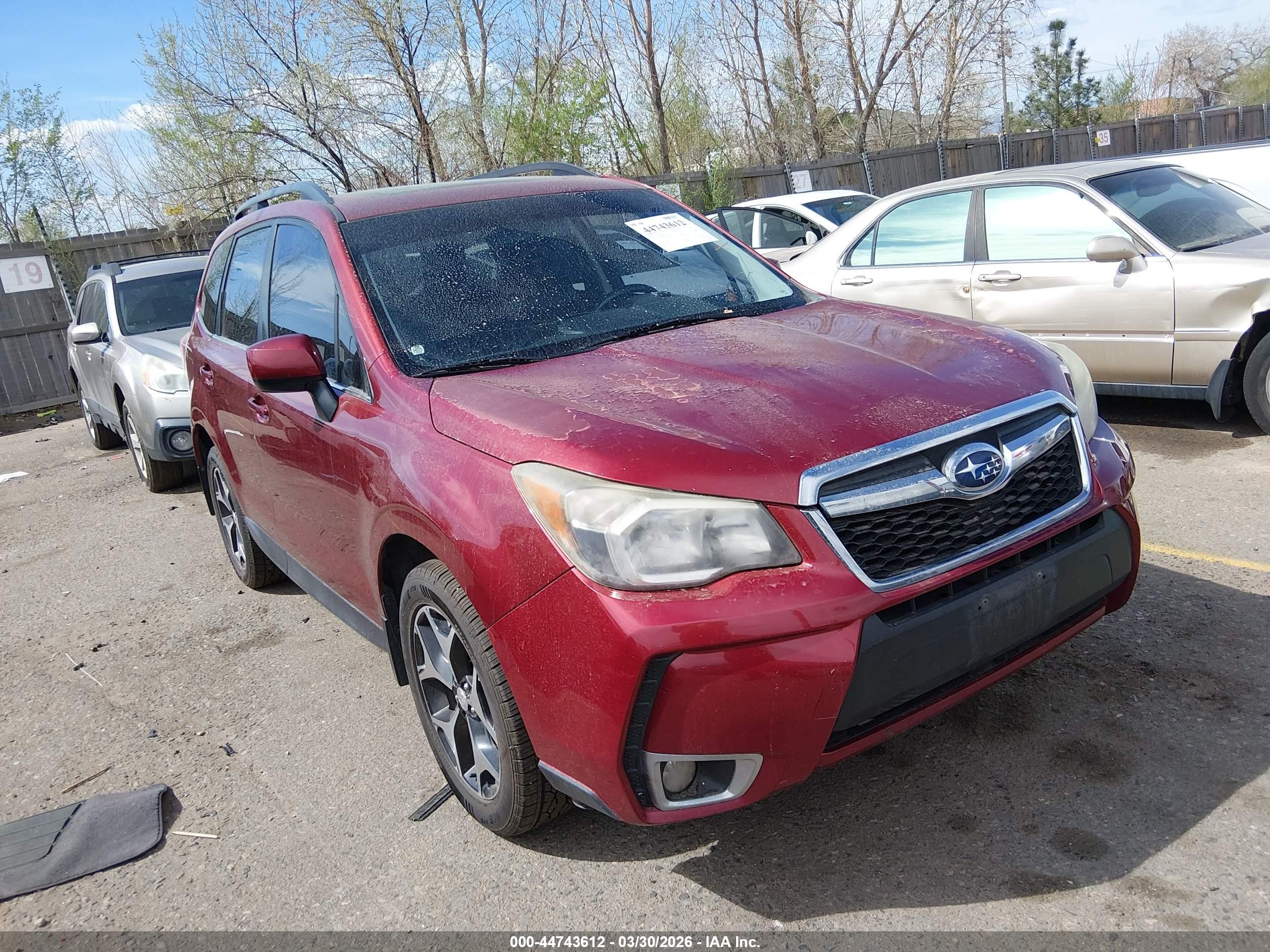 2014 Subaru Forester XT Premium, VIN JF2SJGDCXEH465821 — Electrical