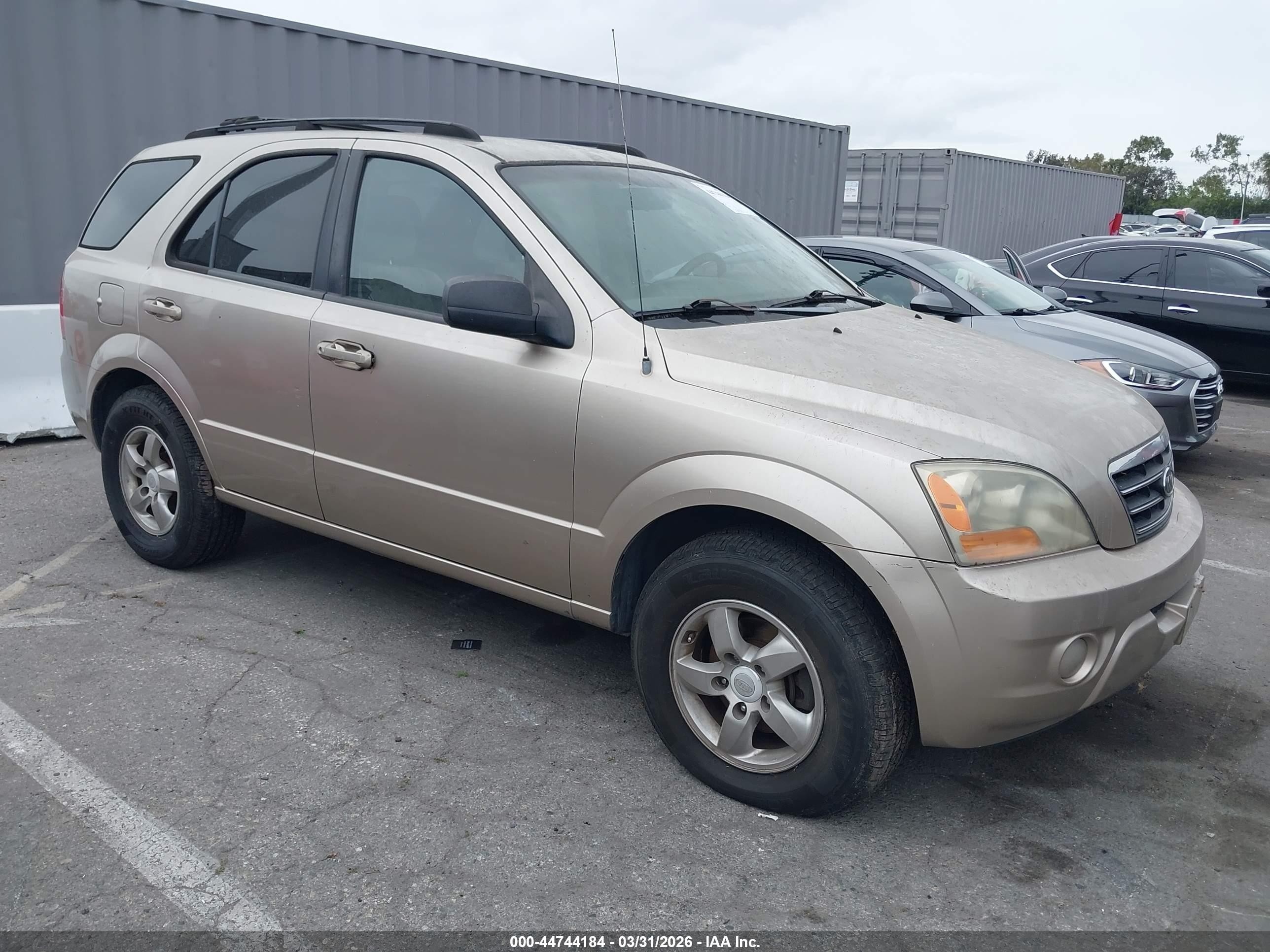 2007 Kia Sorento LX, VIN KNDJC736575717768 — Normal wear