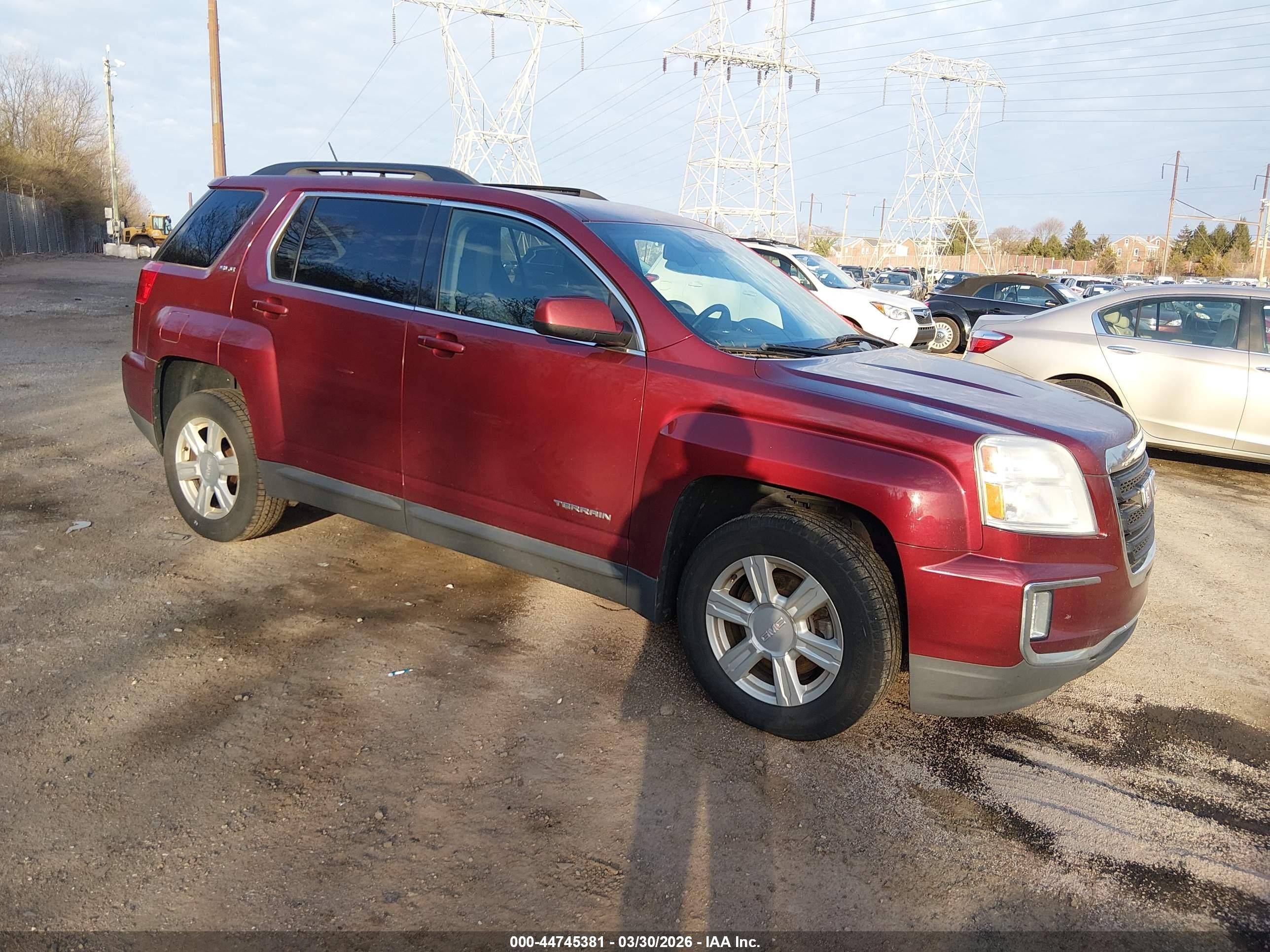 2016 GMC Terrain SLE, VIN 2GKFLTEK6G6278033 — Normal wear
