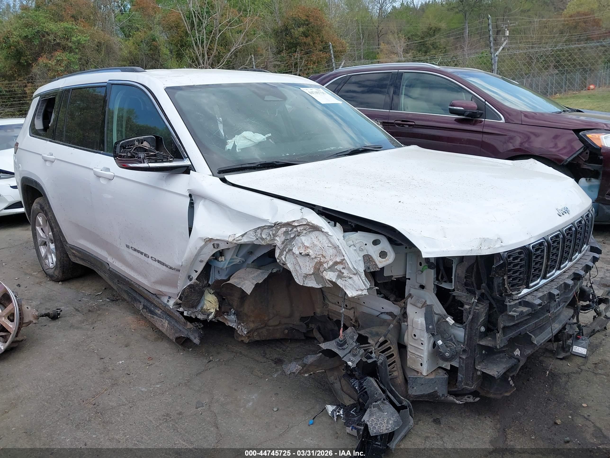 2023 Jeep Grand Cherokee Limited, VIN 1C4RJKBG8P8767651 — Rollover
