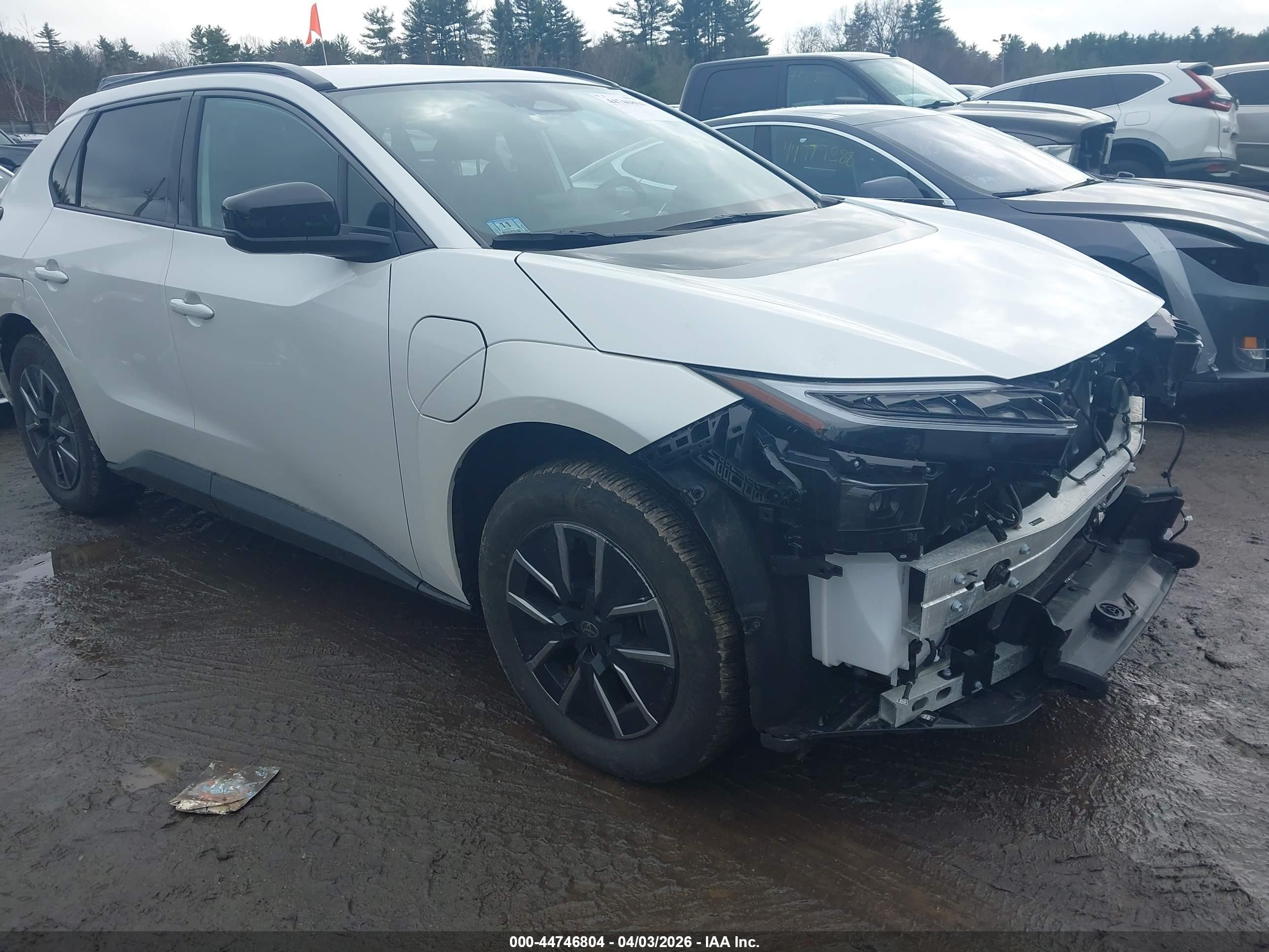 2026 Toyota bZ XLE, VIN JTMBDAFB0TA001398 — Front end