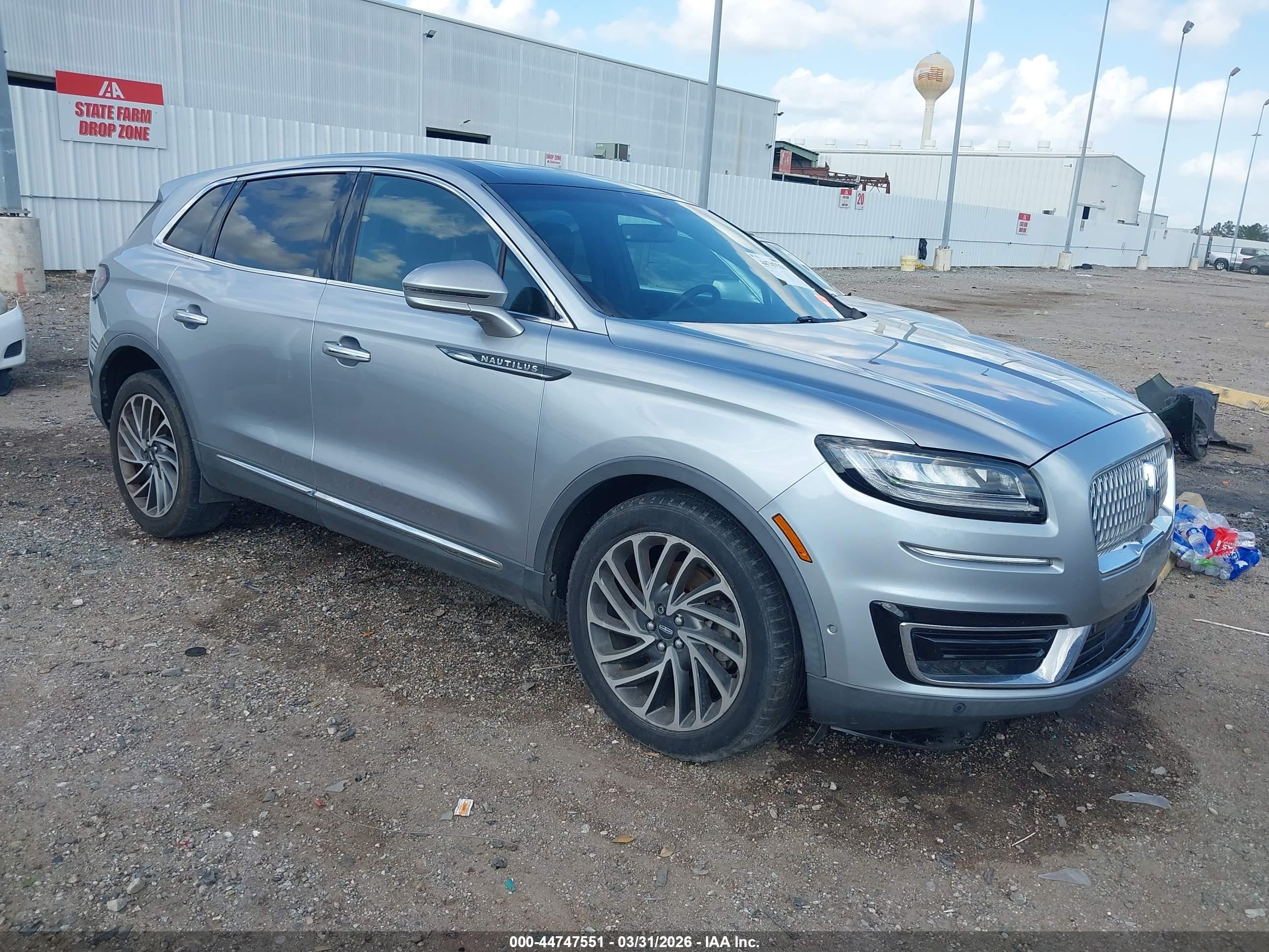 2020 Lincoln Nautilus Reserve, VIN 2LMPJ8K9XLBL12030 — Theft recovery