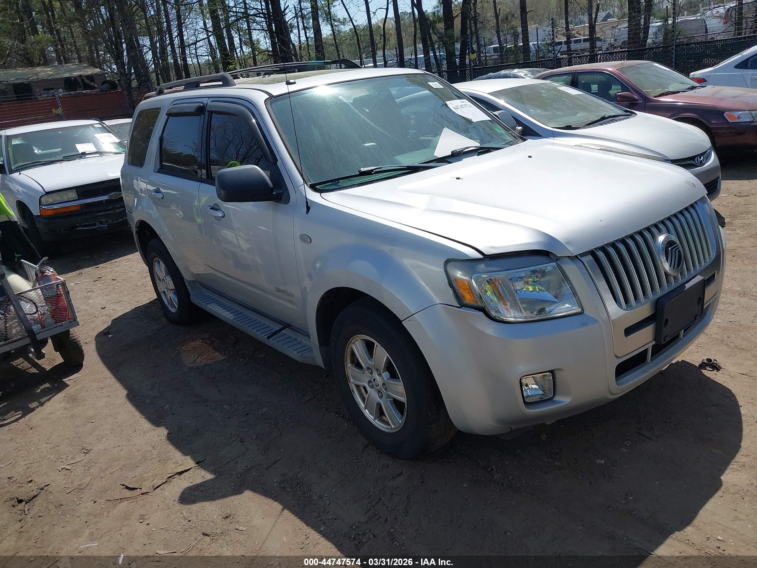 2008 Mercury Mariner, VIN 4M2CU91108KJ48169 — Электрика
