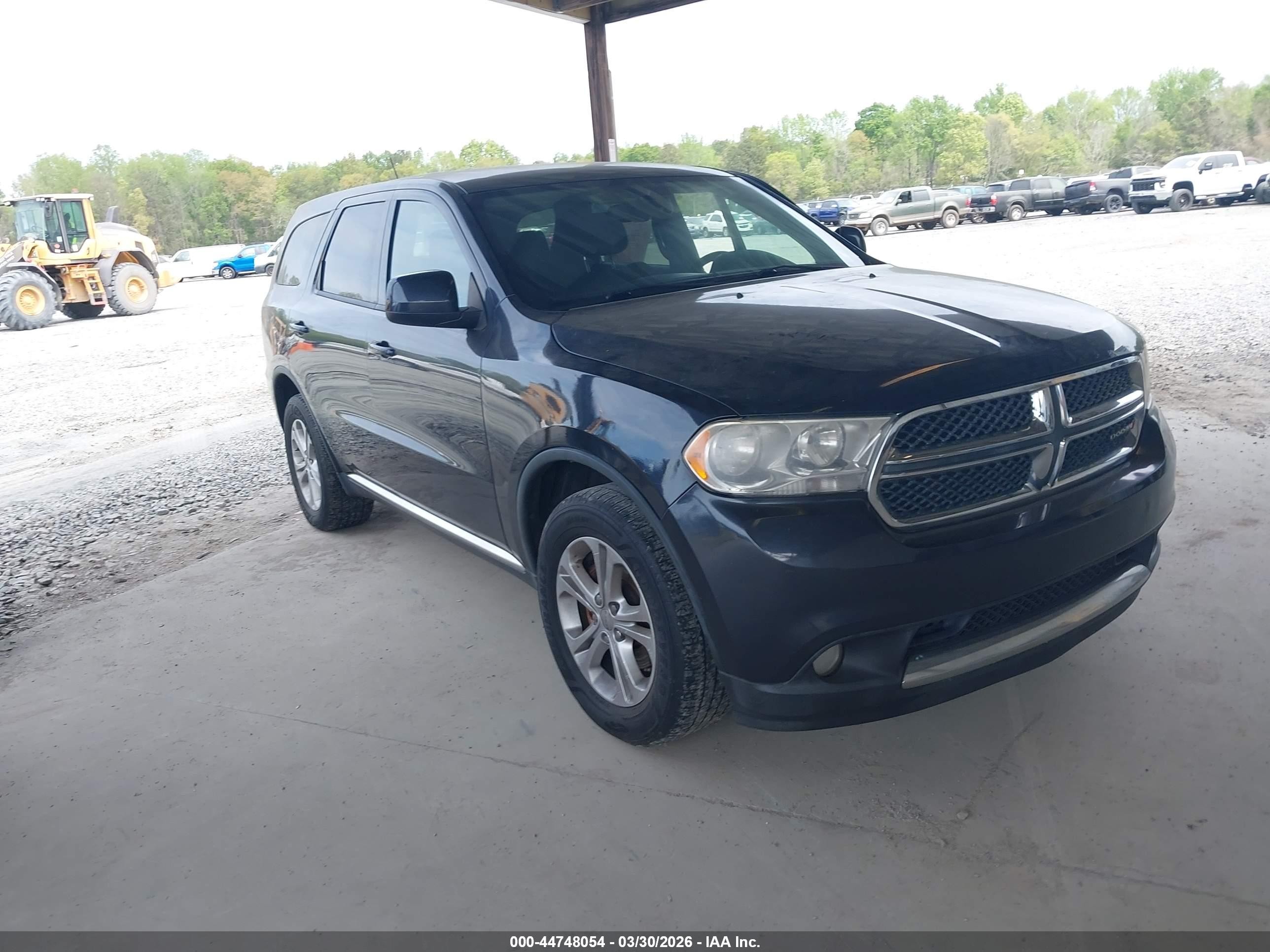 2013 Dodge Durango SXT, VIN 1C4RDJAG3DC678761 — Rear end