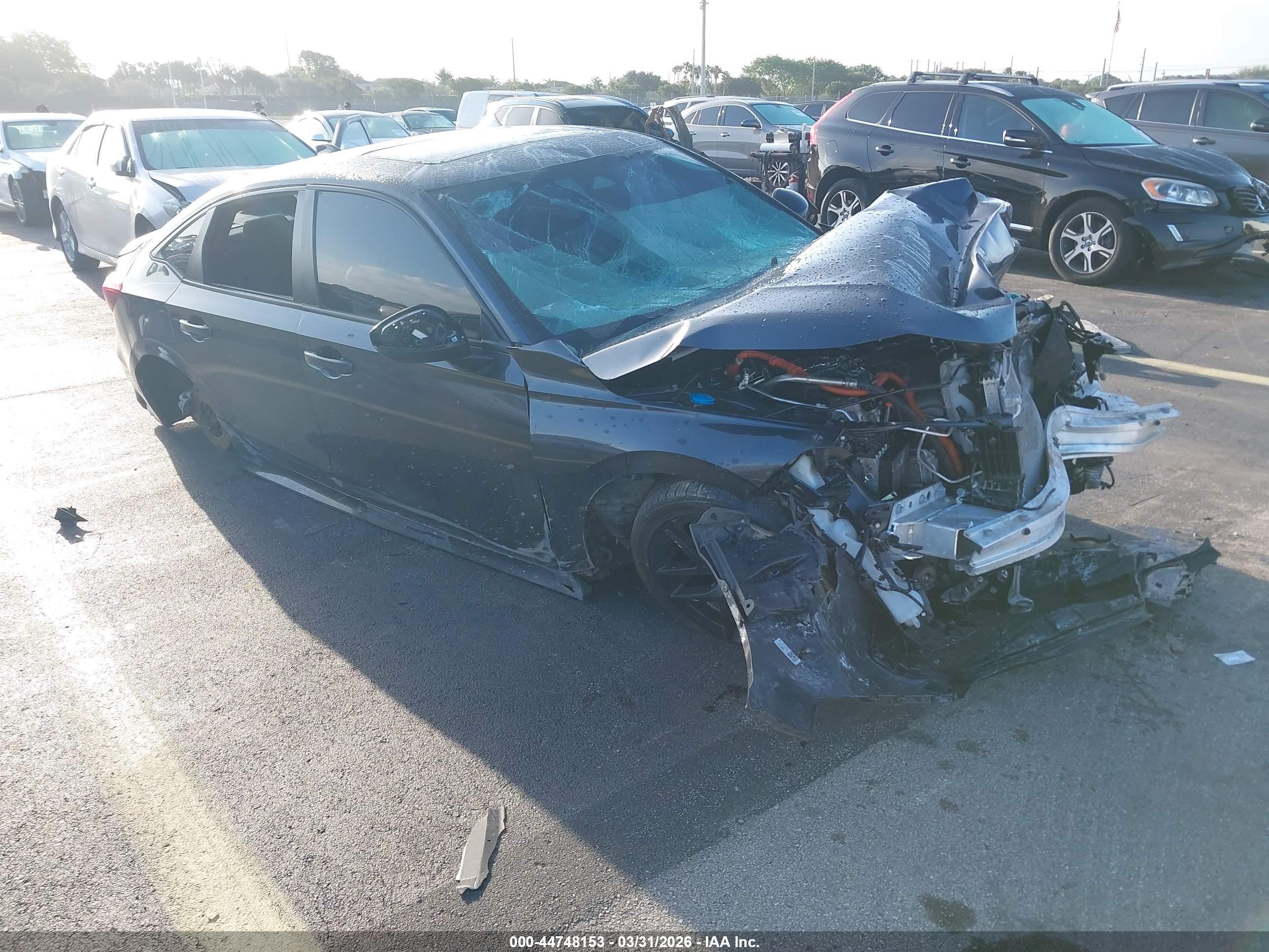 2025 Honda Civic Sport, VIN 2HGFE4F83SH326732 — Front end