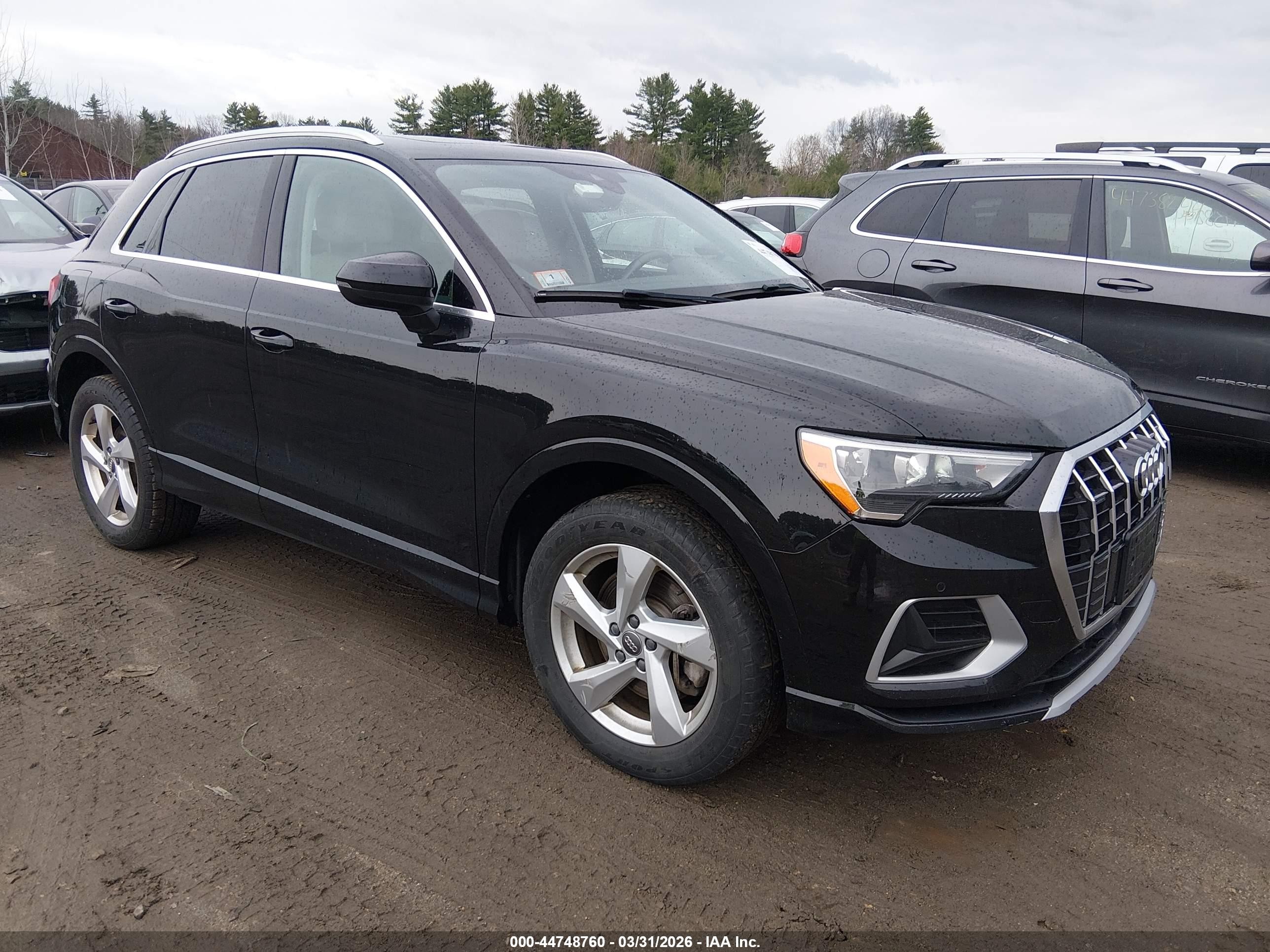 2020 Audi Q3 Premium, VIN WA1AECF38L1003195 — Fresh water flood