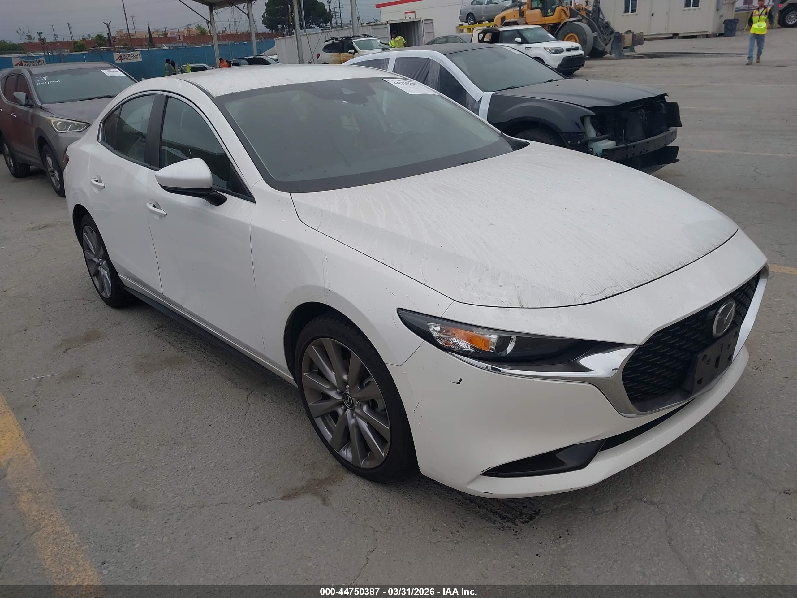 2020 Mazda 3 Preferred, VIN 3MZBPADL1LM128776 — Theft recovery