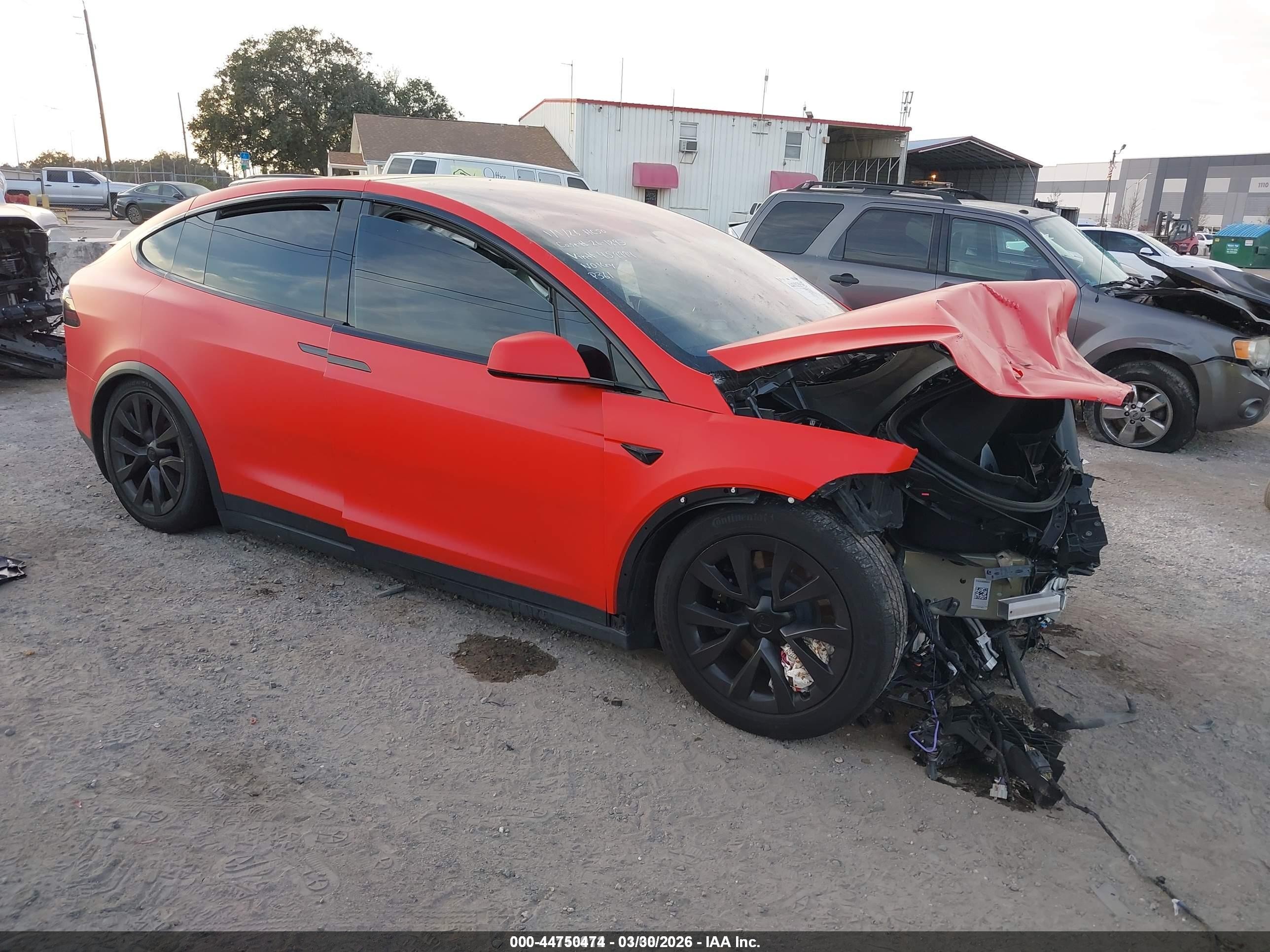 2024 Tesla Model X, VIN 7SAXCBE58RF459994 — Front end