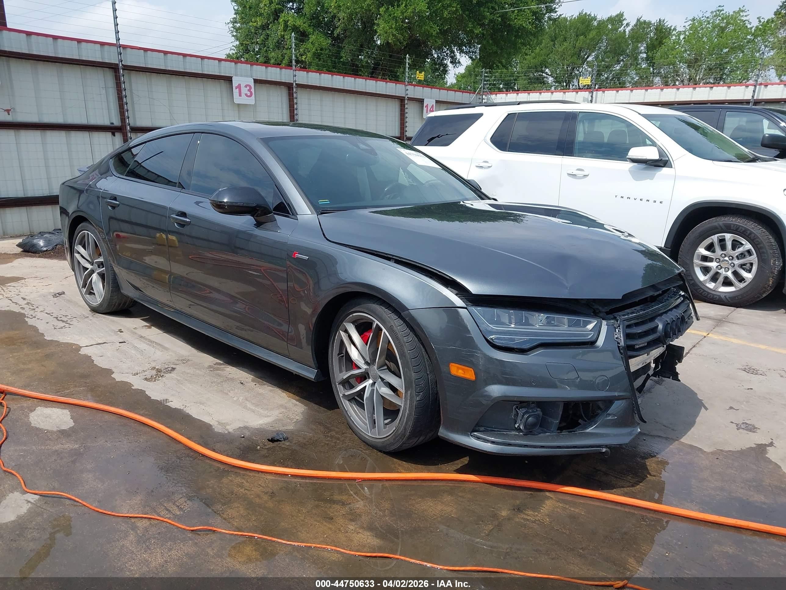 2018 Audi A7 Premium Plus, VIN WAUW3AFCXJN071846 — Front end