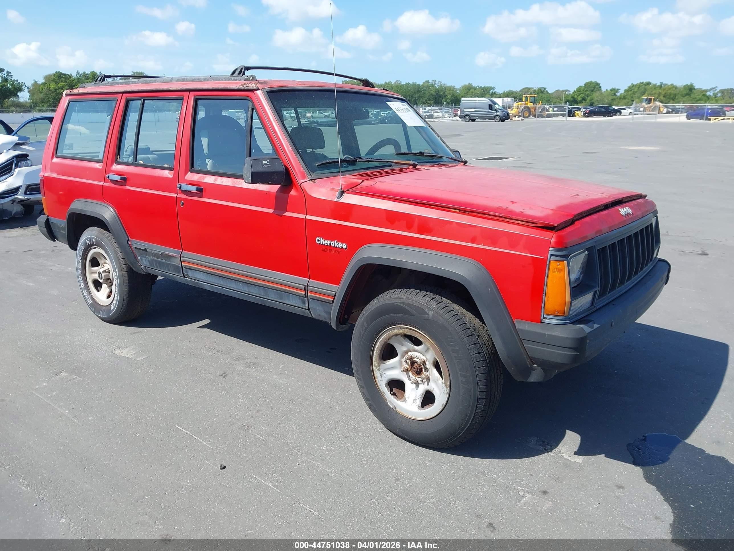 1994 Jeep Cherokee Sport, VIN 1J4FT68S1RL175261 — Normal wear