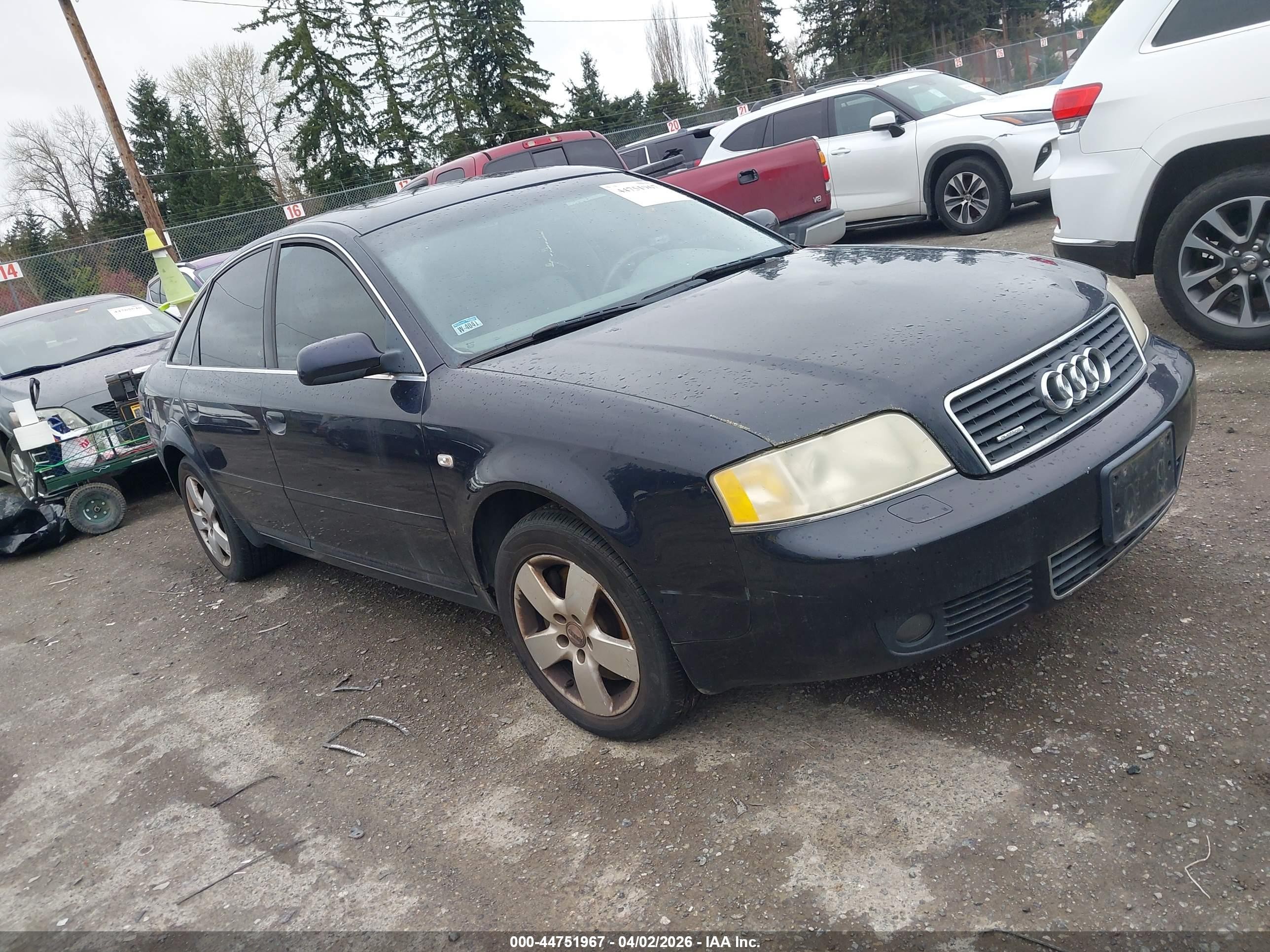 2002 Audi A6, VIN WAULD64B02N099602 — Перед