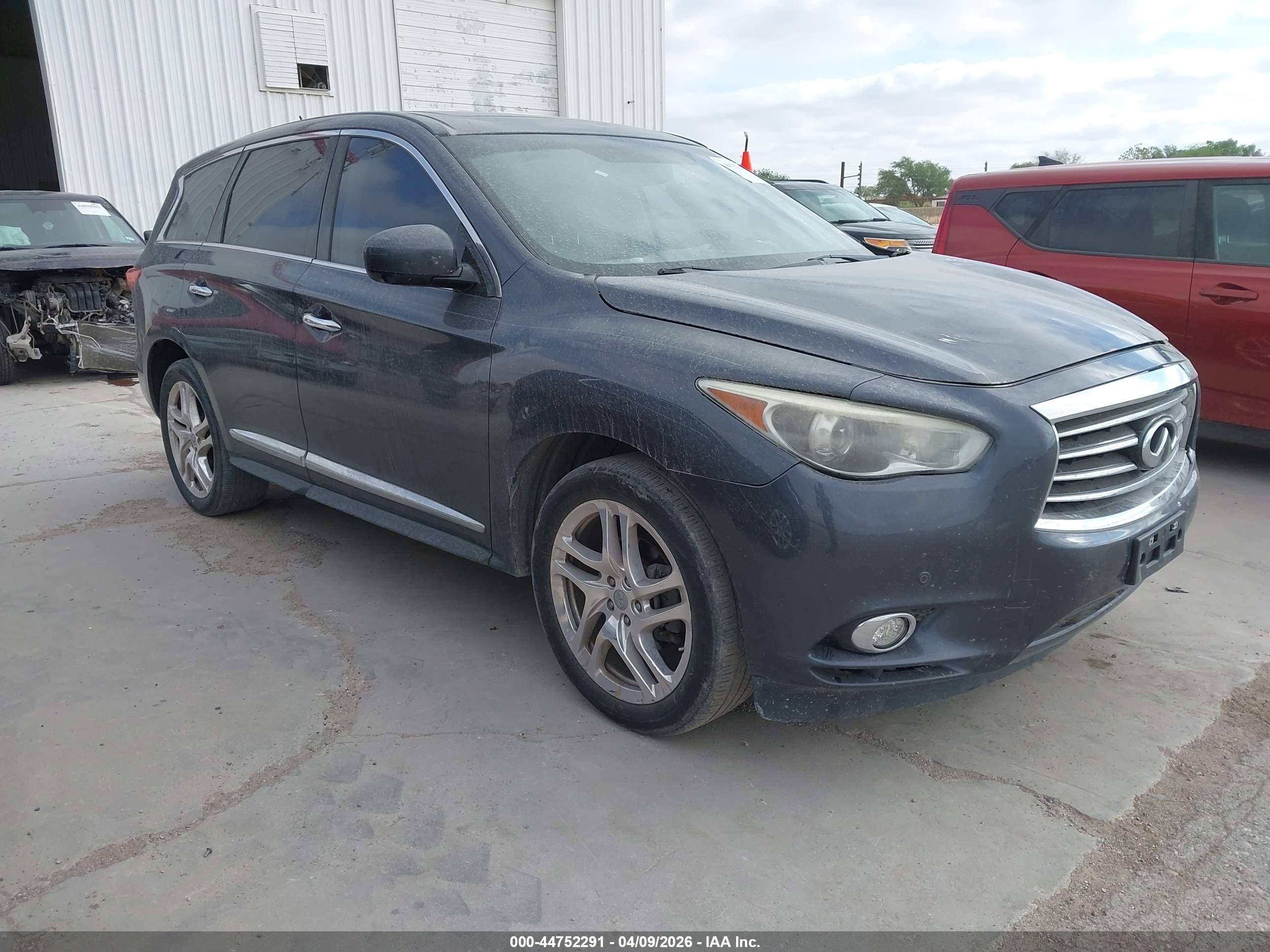 2013 Infiniti JX35, VIN 5N1AL0MM2DC314404 — Repossession
