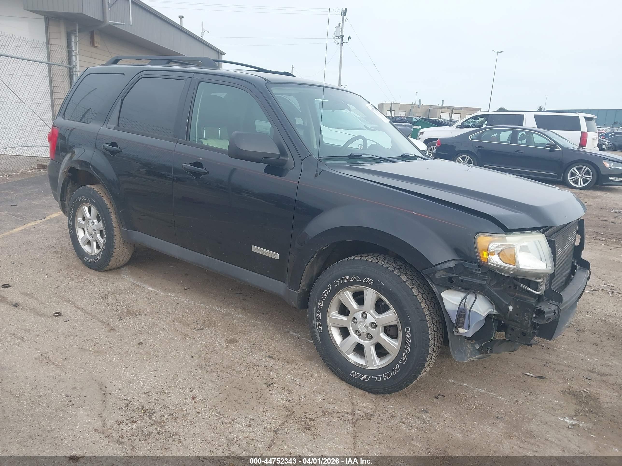 2008 Mazda Tribute Sport, VIN 4F2CZ96178KM05148 — Front end
