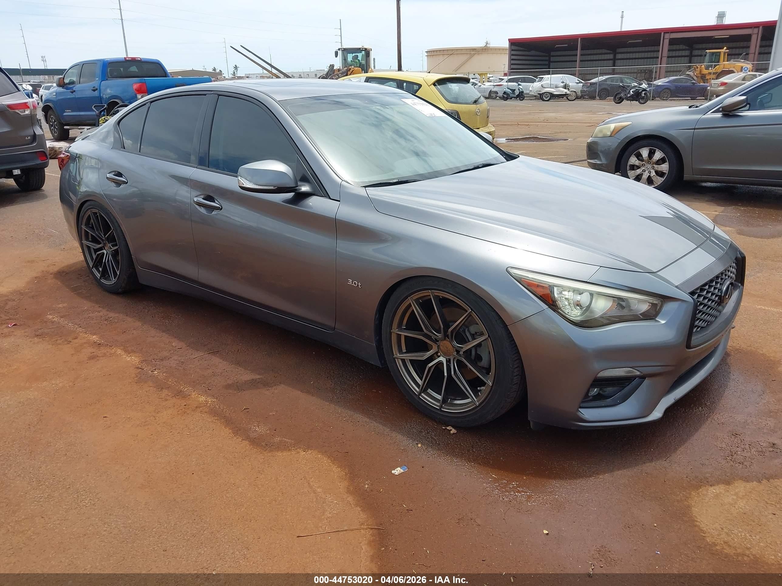 2018 Infiniti Q50 Sport, VIN JN1EV7AP0JM364833 — Water / flood