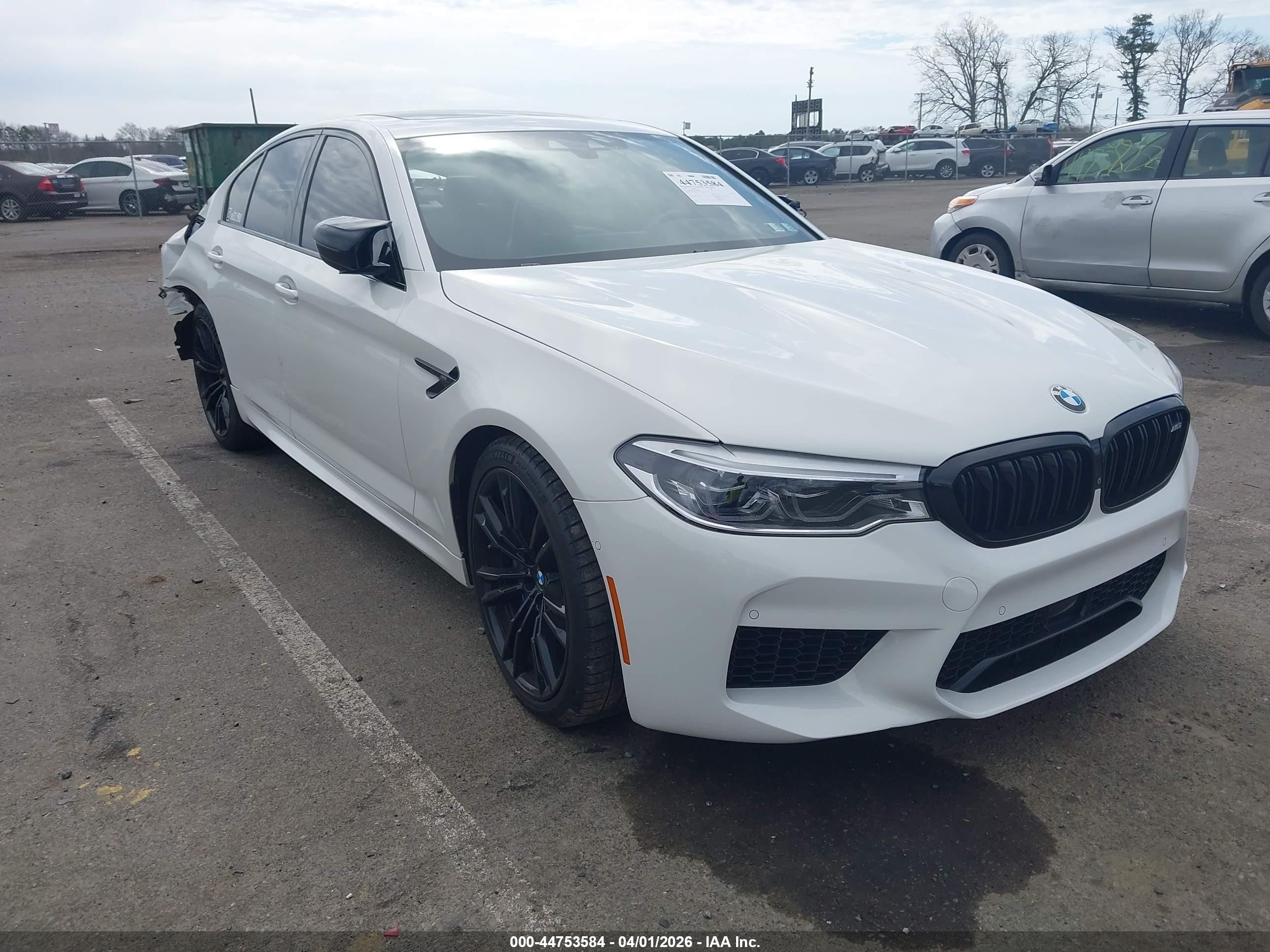 2020 BMW M5 Competition, VIN WBSJF0C07LB448848 — Rear end