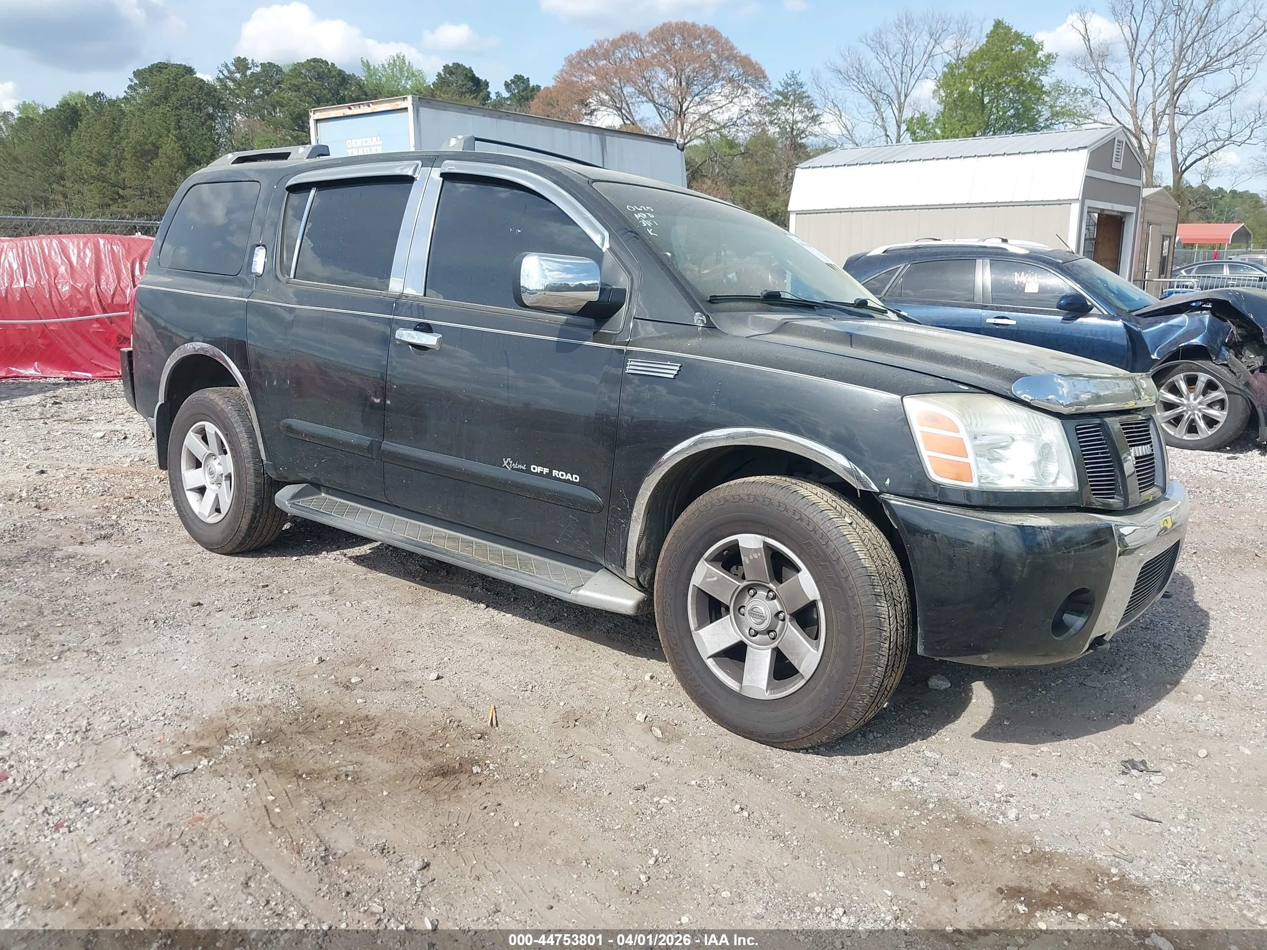 2004 Nissan Armada SE, VIN 5N1AA08B04N710625 — Front end