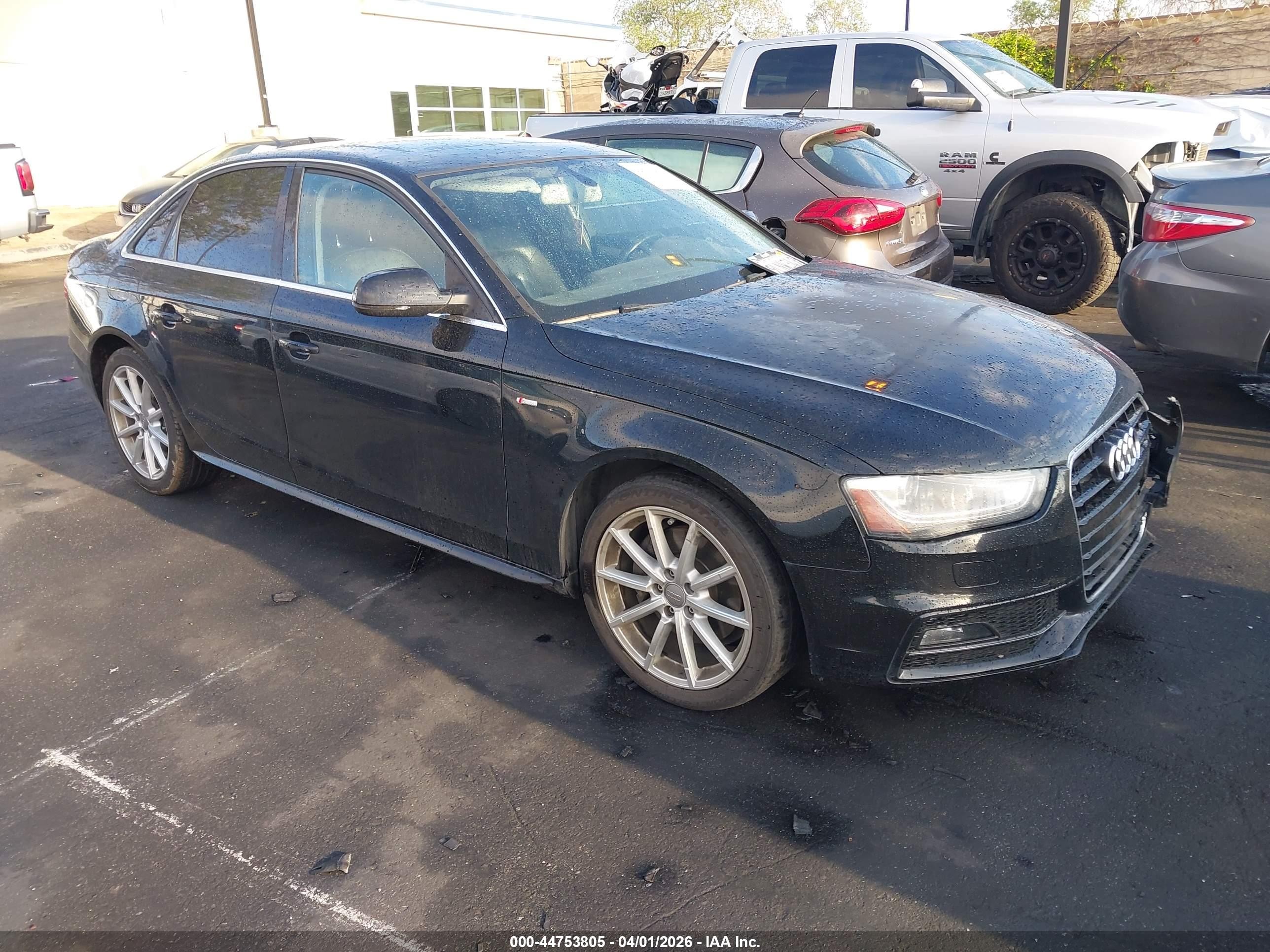 2015 Audi A4 Premium, VIN WAUAFAFL4FN011487 — Front end