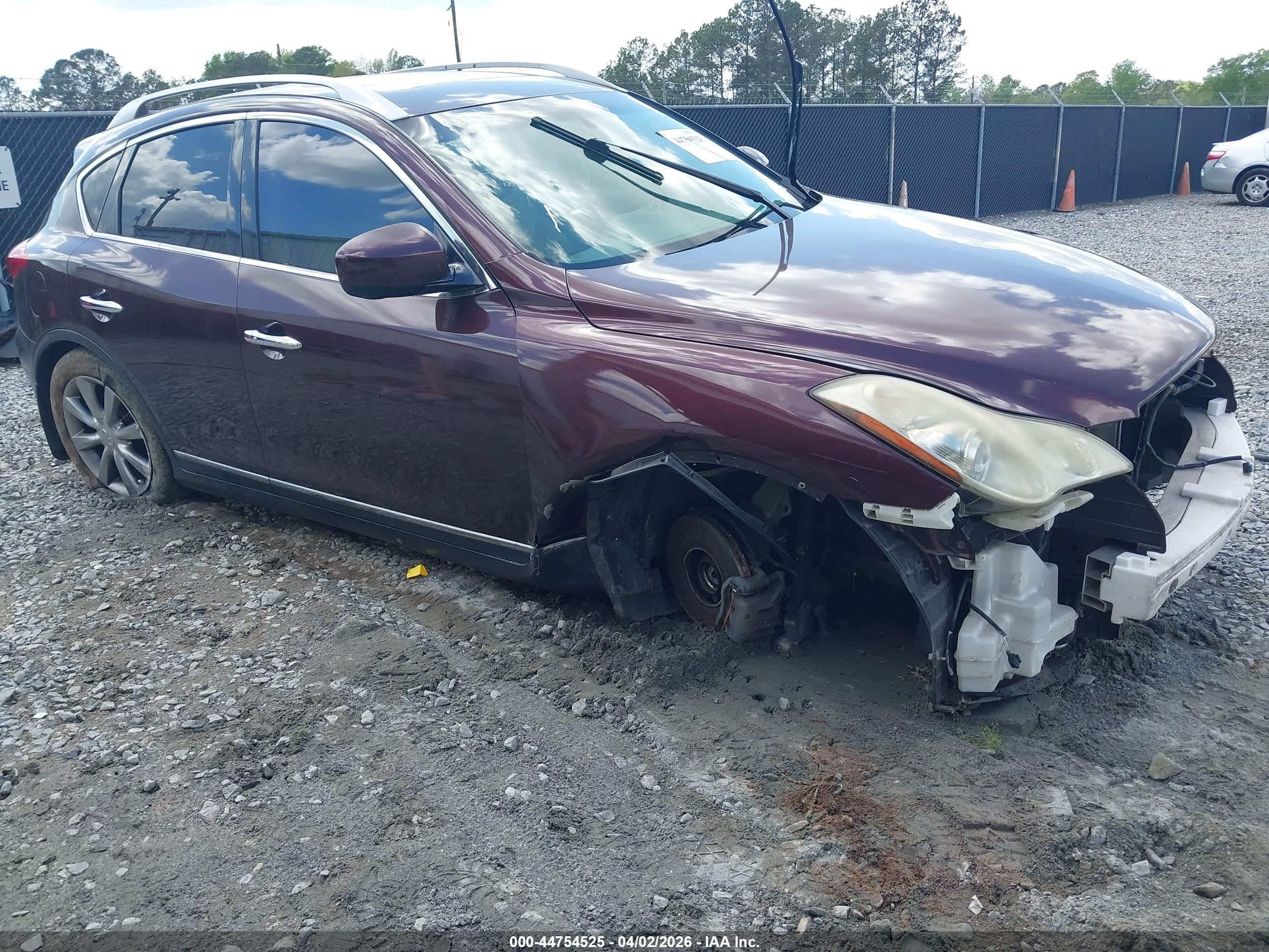 2013 Infiniti EX Journey, VIN JN1BJ0HP5DM430275 — Front end