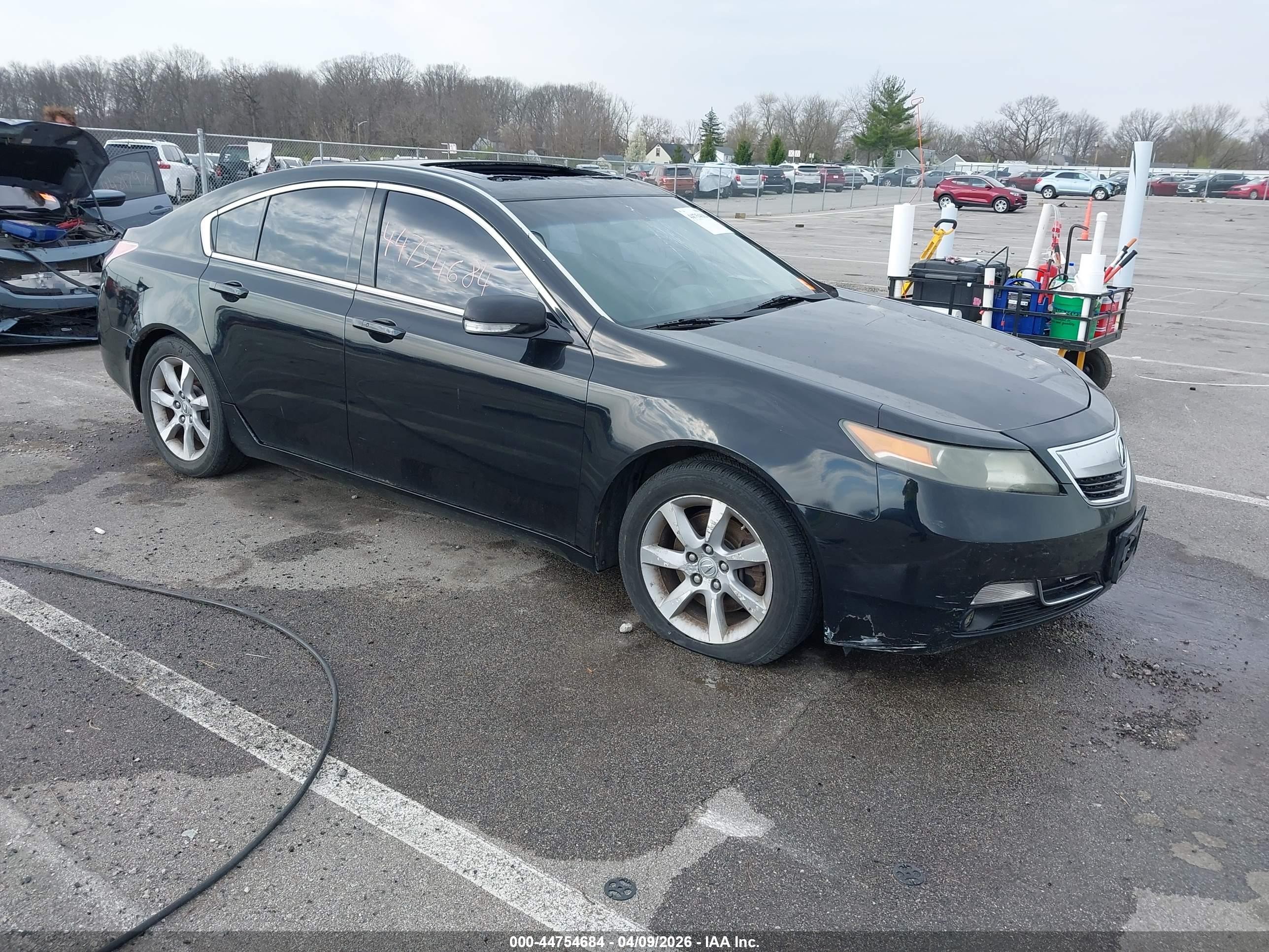 2012 Acura TL Technology, VIN 19UUA8F5XCA011748 — Roof