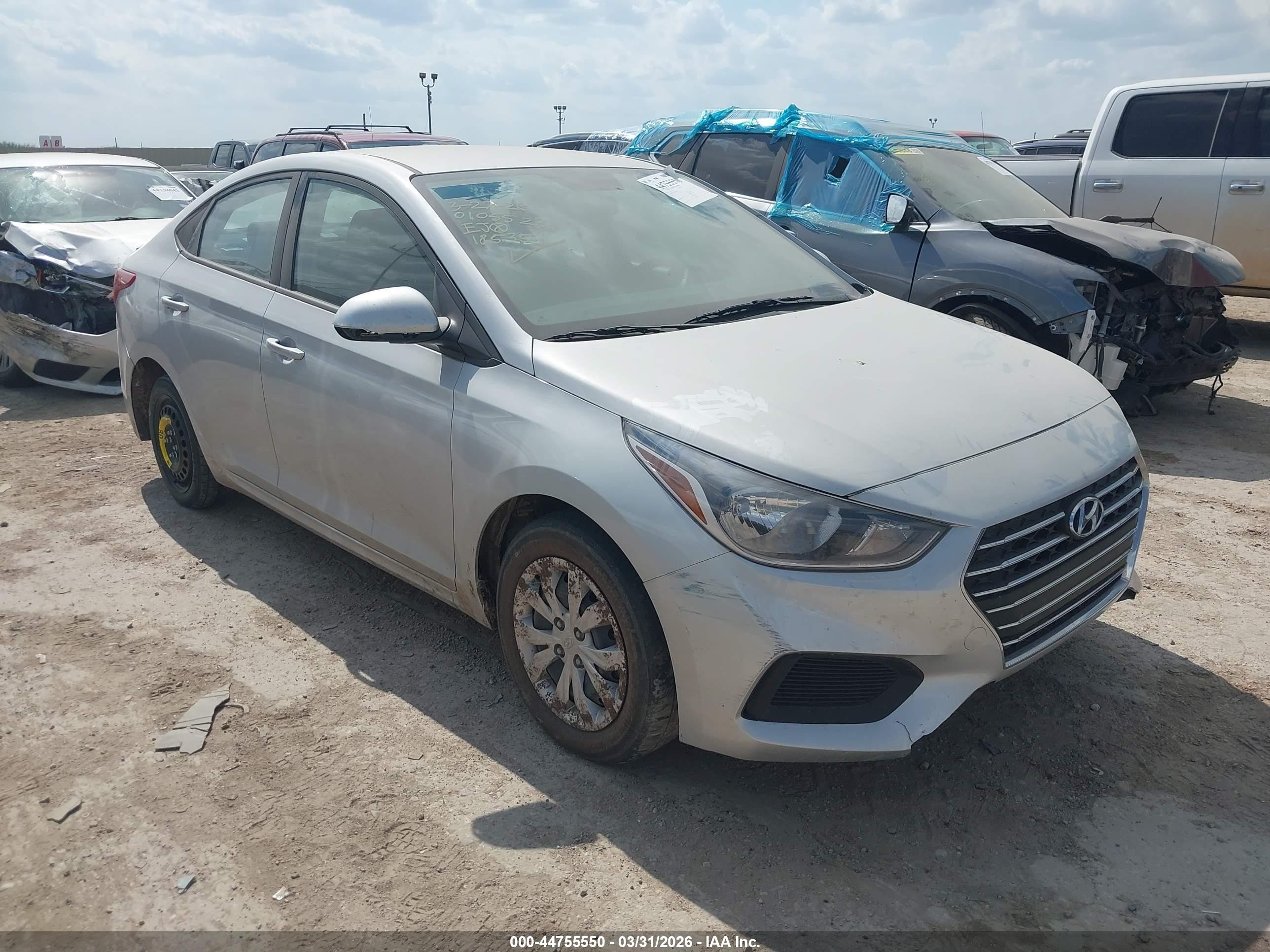 2022 Hyundai Accent SEL, VIN 3KPC24A63NE185354 — Theft recovery