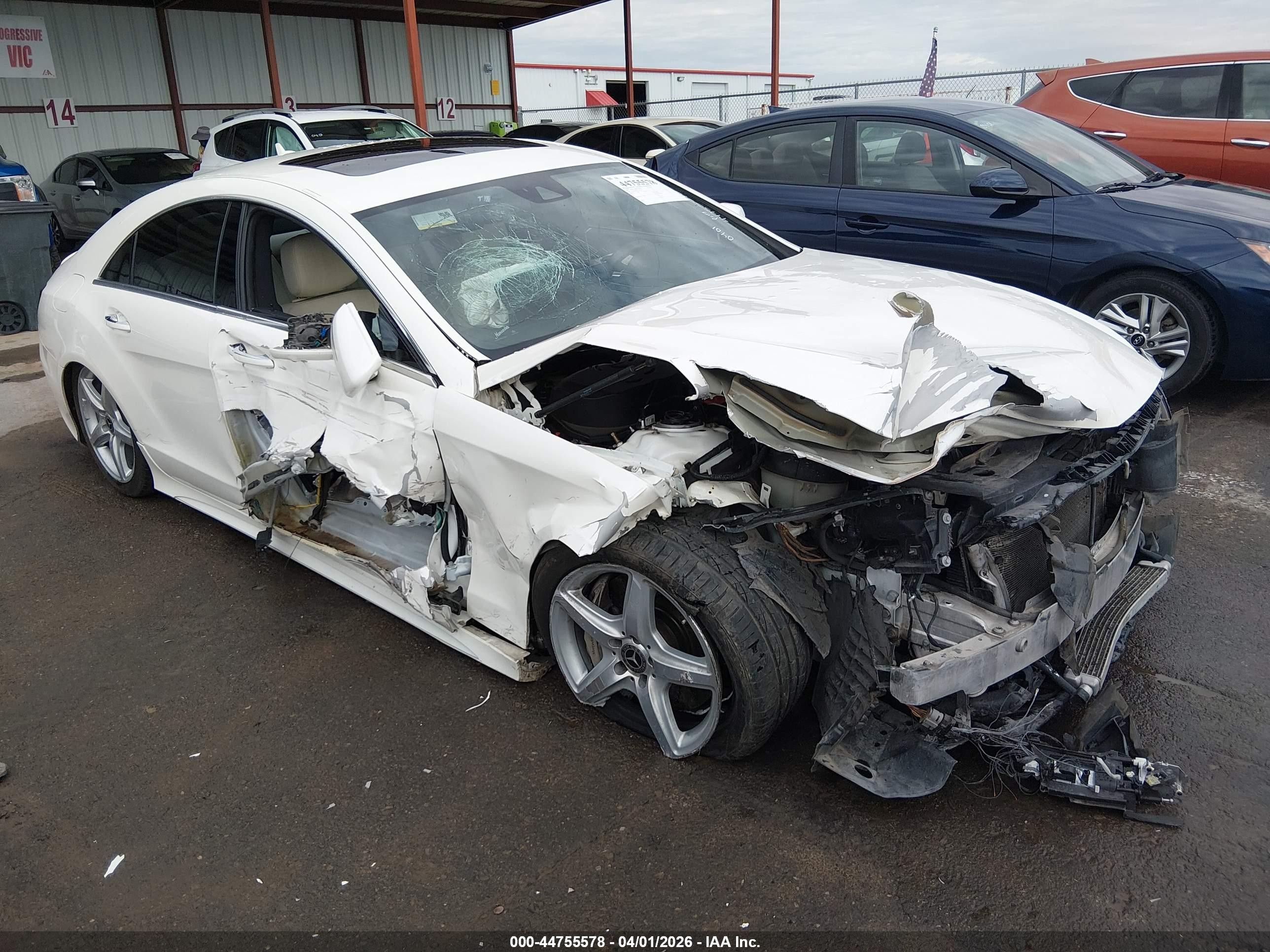 2017 Mercedes-Benz CLS 550, VIN WDDLJ9BB7HA198259 — Side