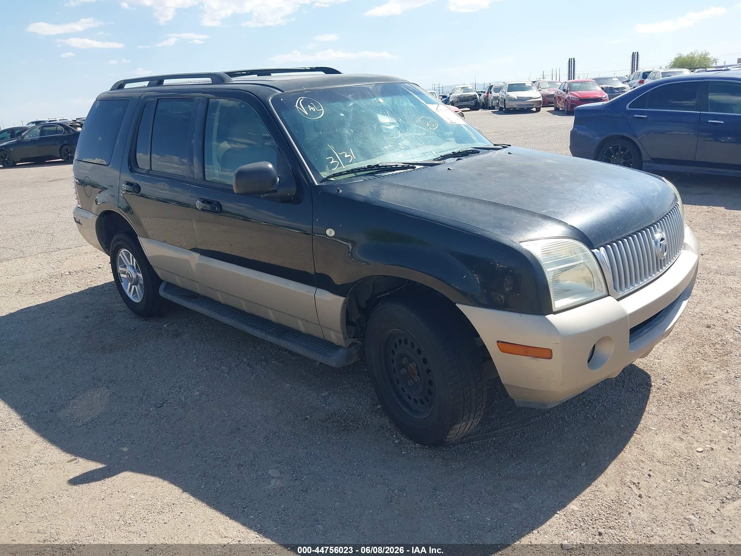 2004 Mercury Mountaineer, VIN 4M2DU66W24UJ19682 — Rear end